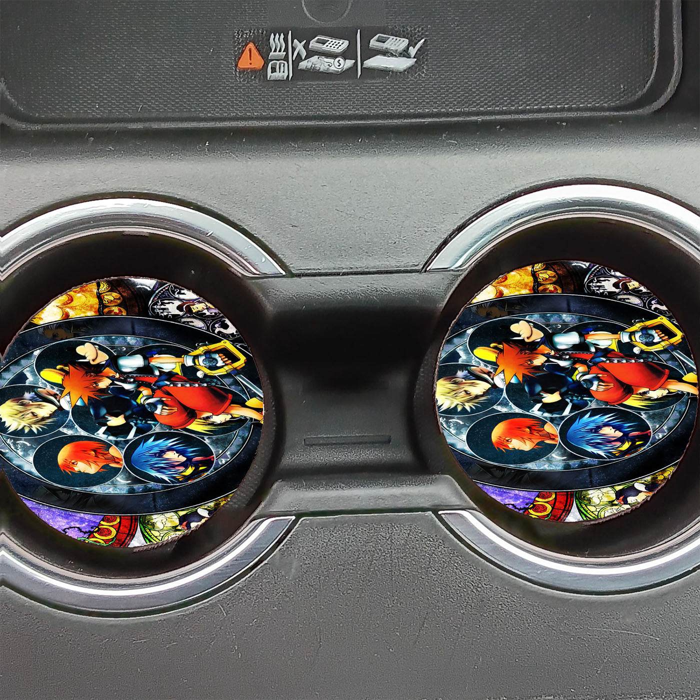 Kingdom Hearts Disney Car Coasters