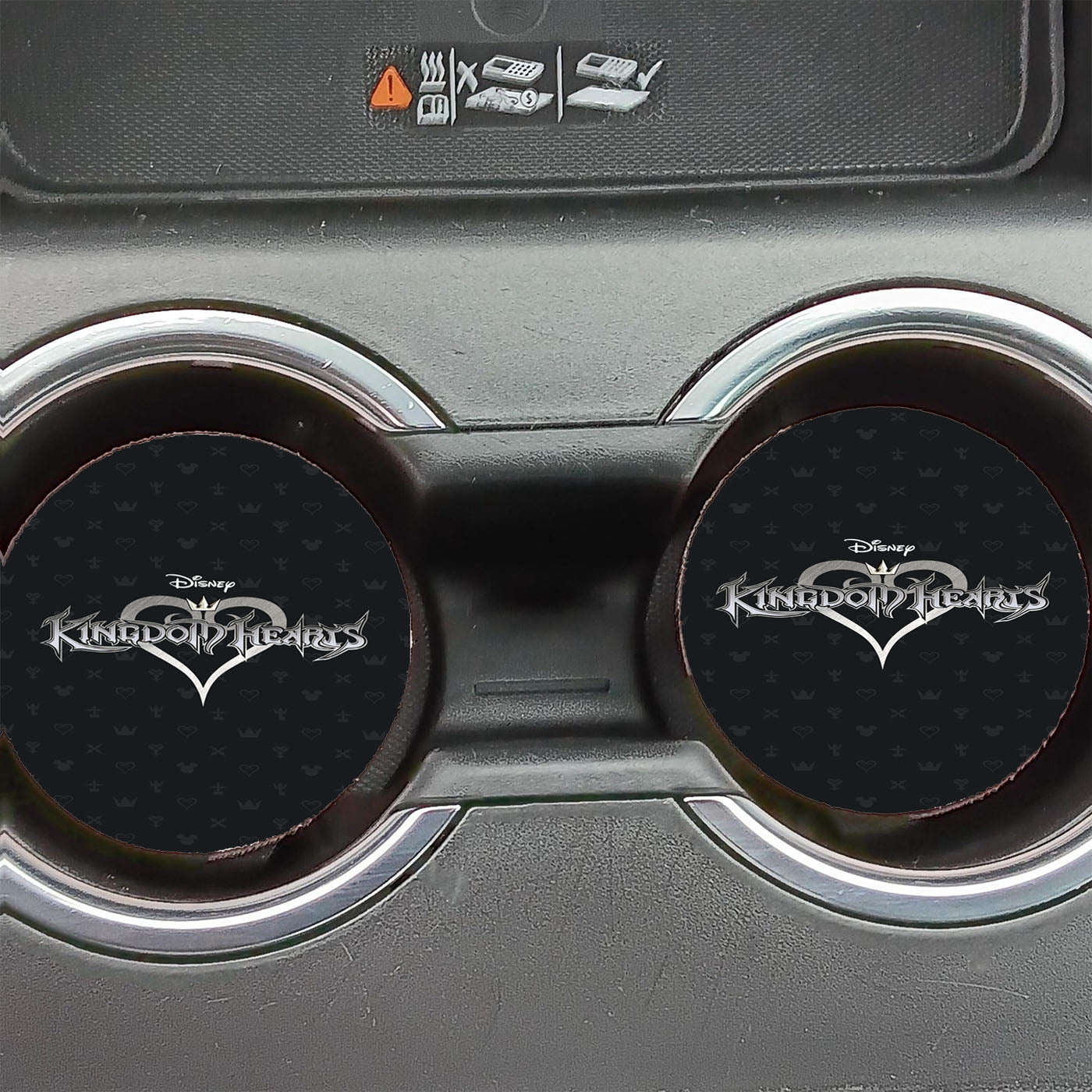 Kingdom Hearts Disney Pattern Car Coasters