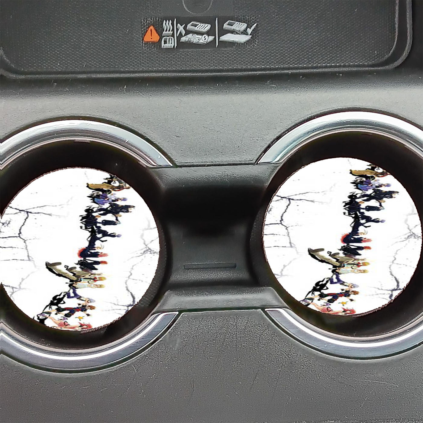 Kingdom Hearts Line Car Coasters