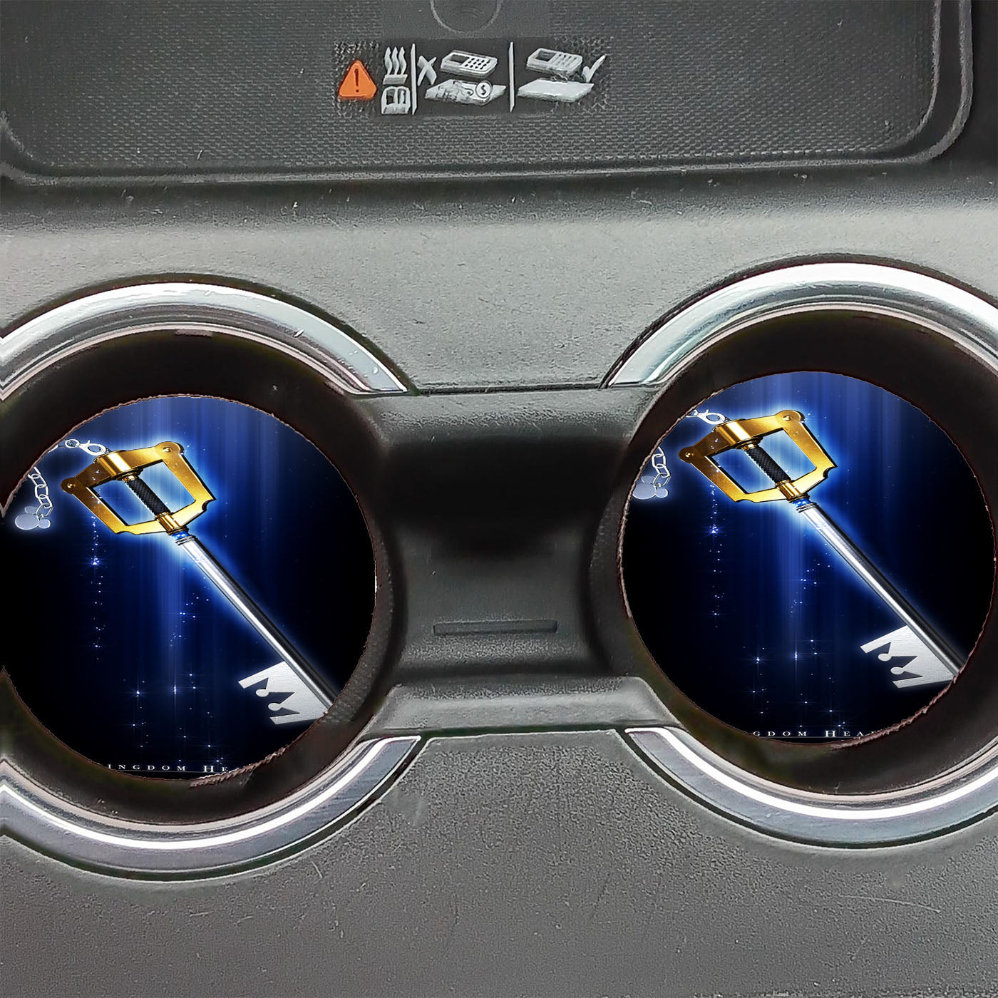 Kingdom Hearts Sora Keyblade Car Coasters