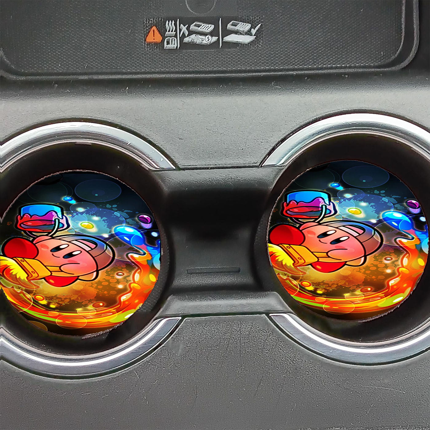 Kirby Cute Art Car Coasters