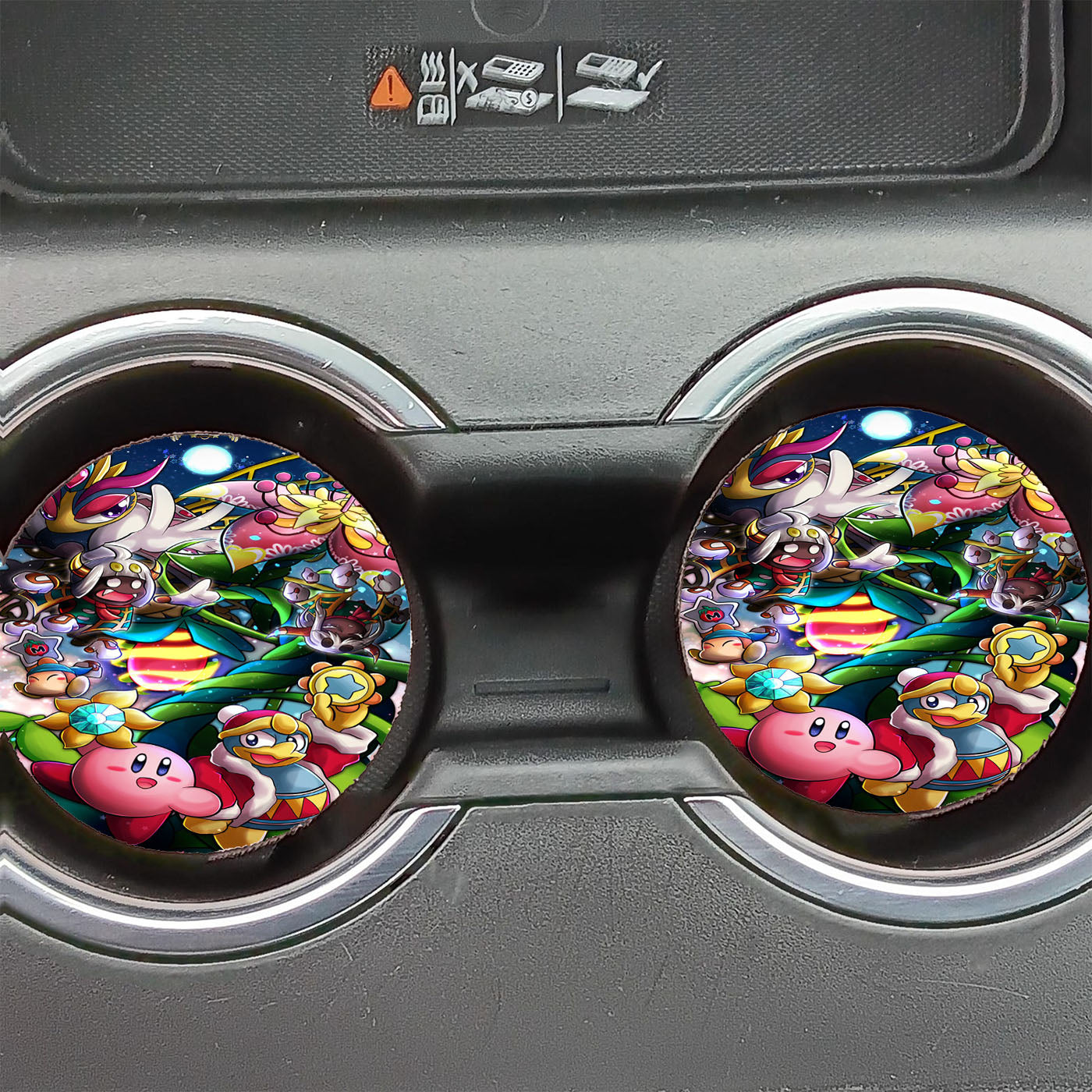Kirby Dreamland And Friends Cool Fanart Car Coasters
