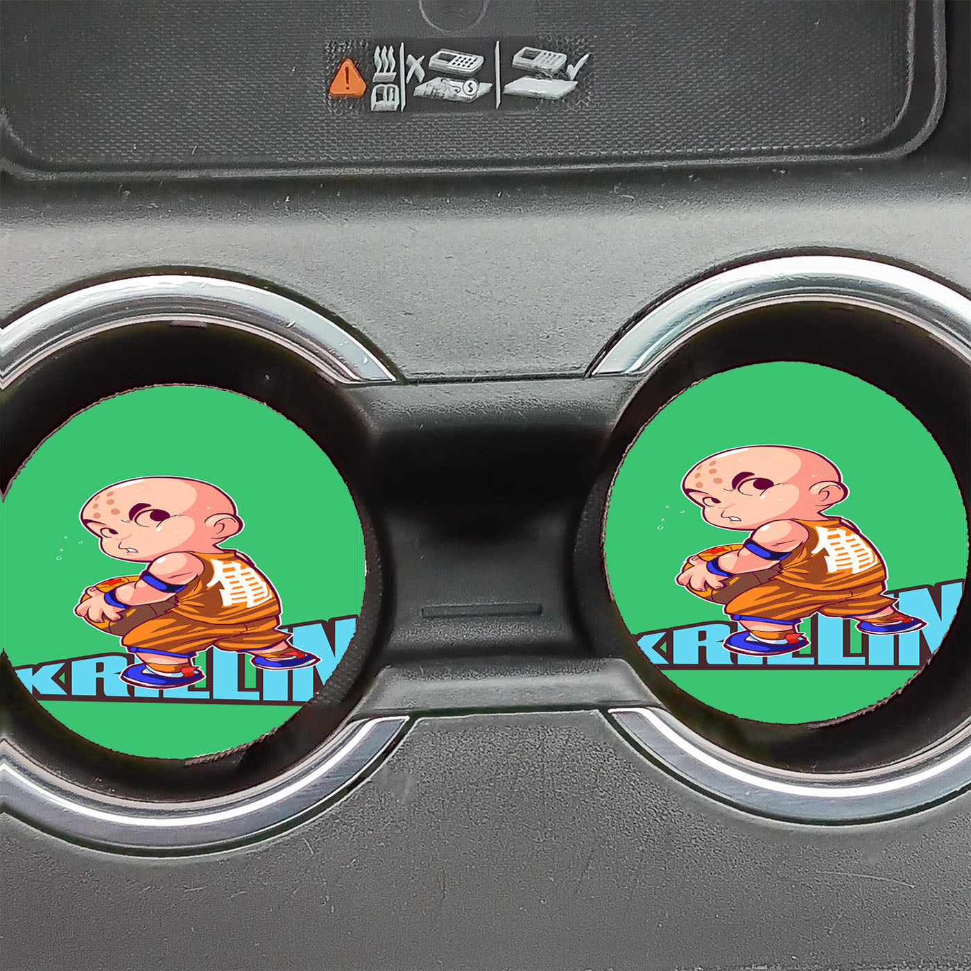 Krillin Basketball Dragonball Car Coasters