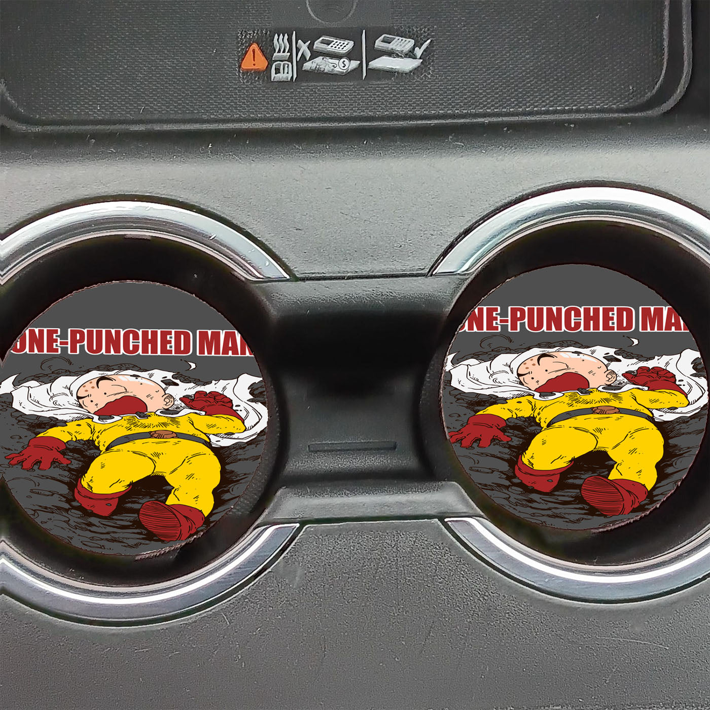 Krillin One Punch Man Car Coasters