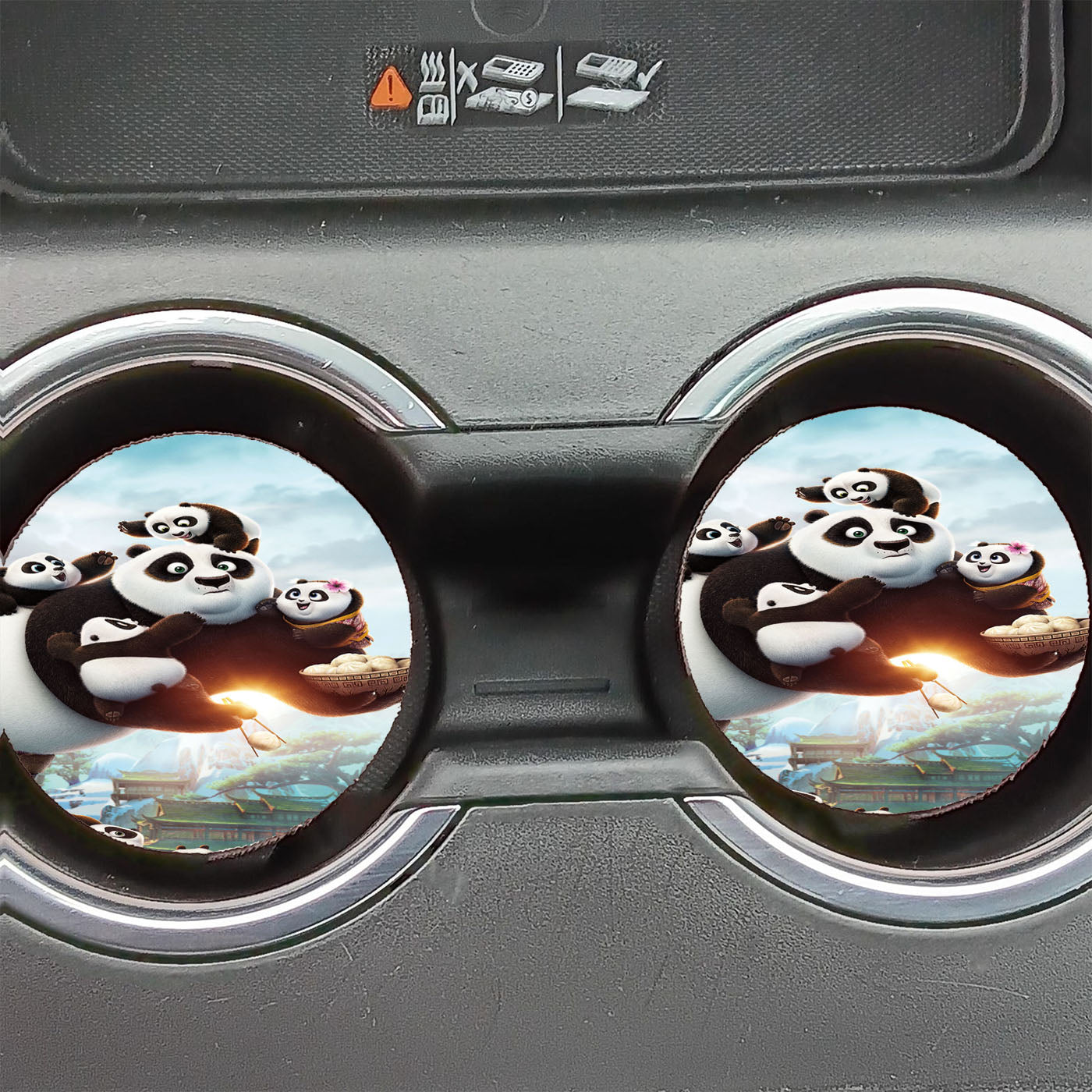 Kung Fu Panda 3 Car Coasters