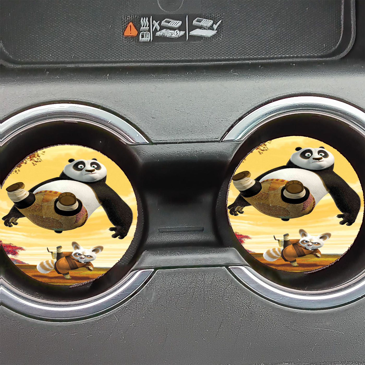 Kung Fu Panda Master- Car Coasters