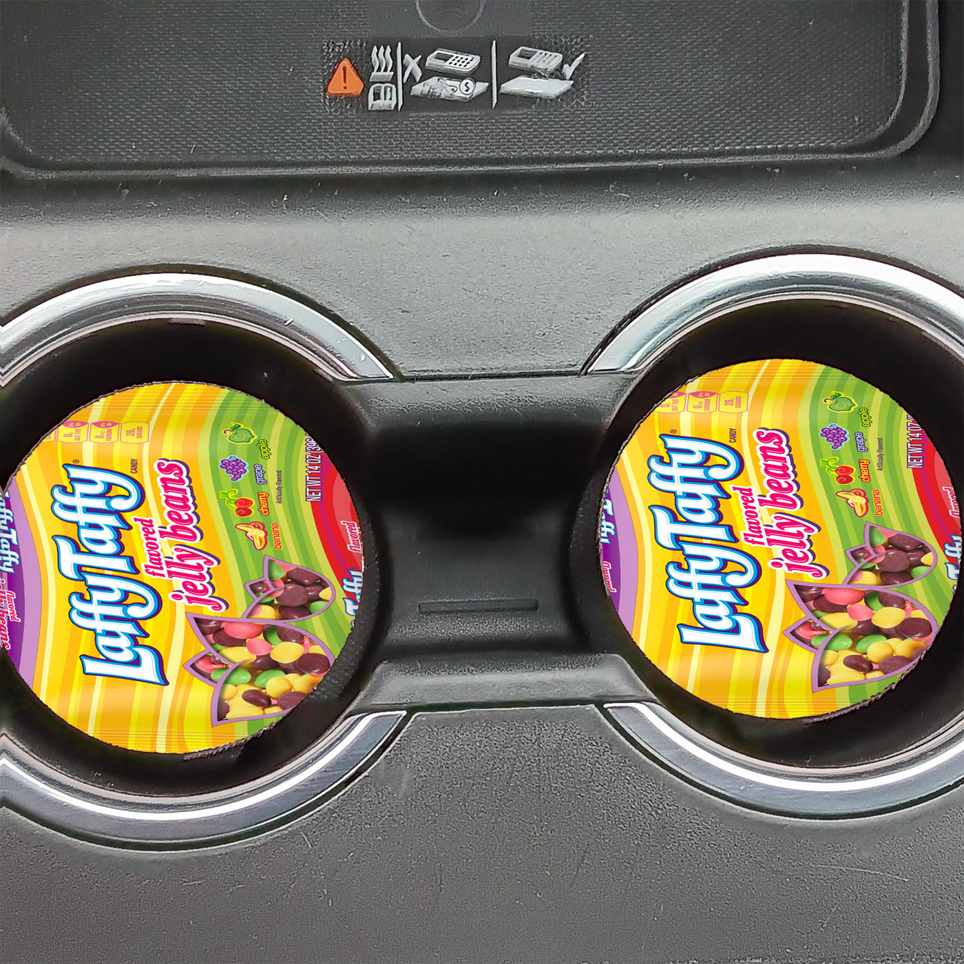 Laffy Taffy Flavoured Jelly Beans Car Coasters
