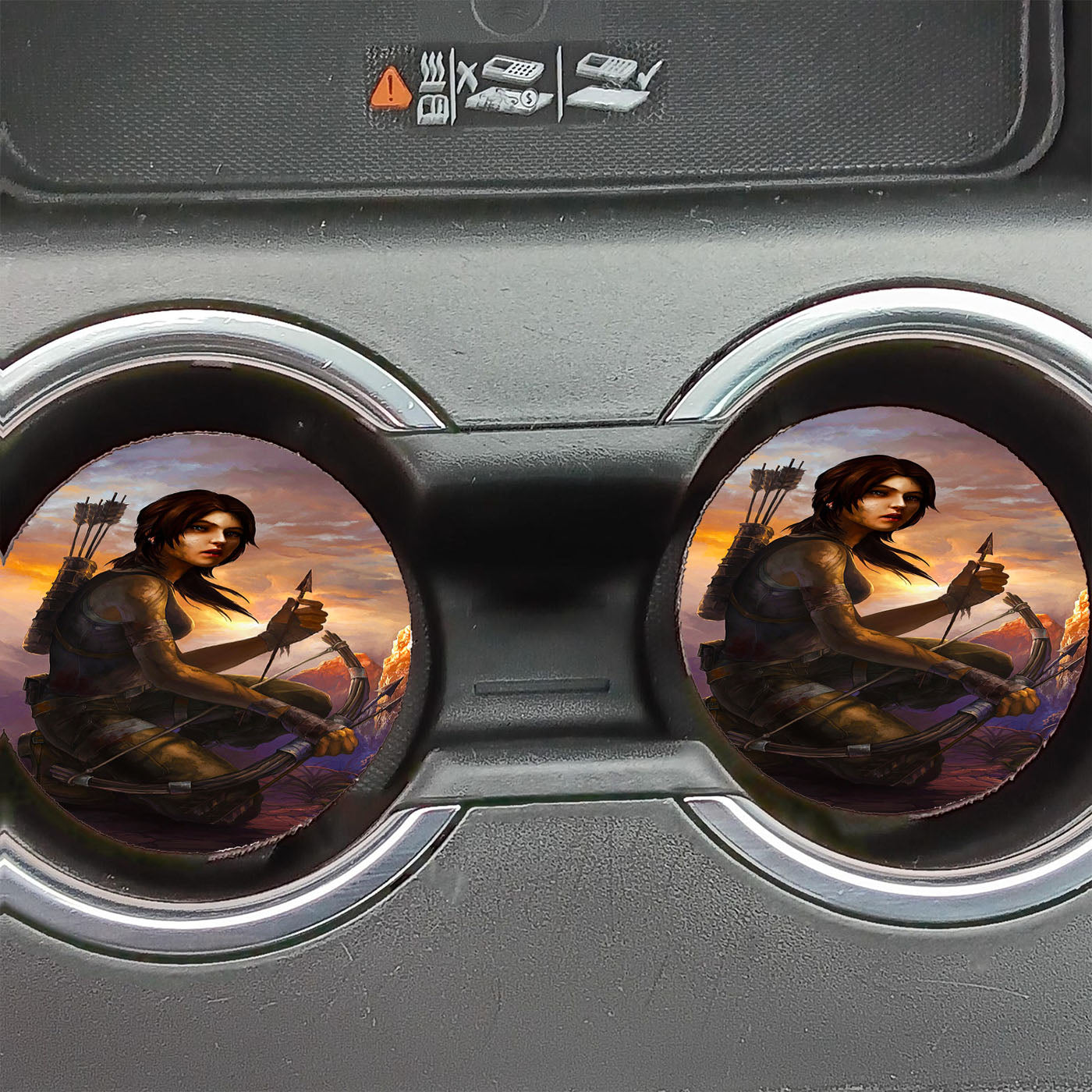 Lara Croft Tomb Raider Adventure Car Coasters