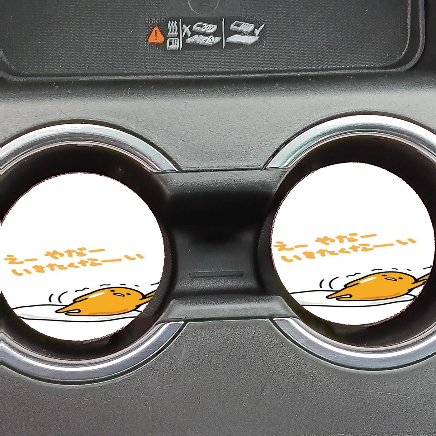 Lazy Gudetama Car Coasters