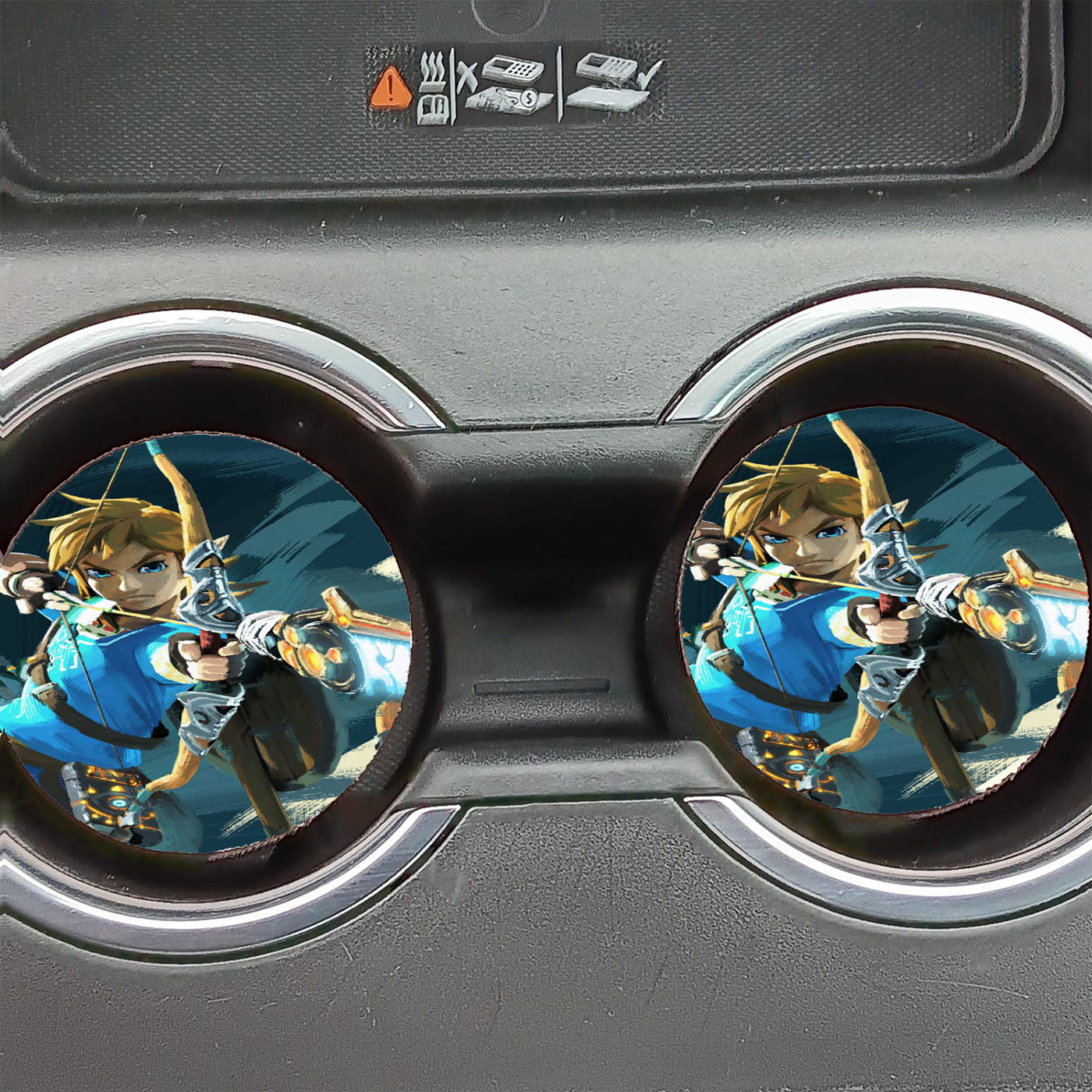 Legend Of Zelda Breath Of The Wild Car Coasters