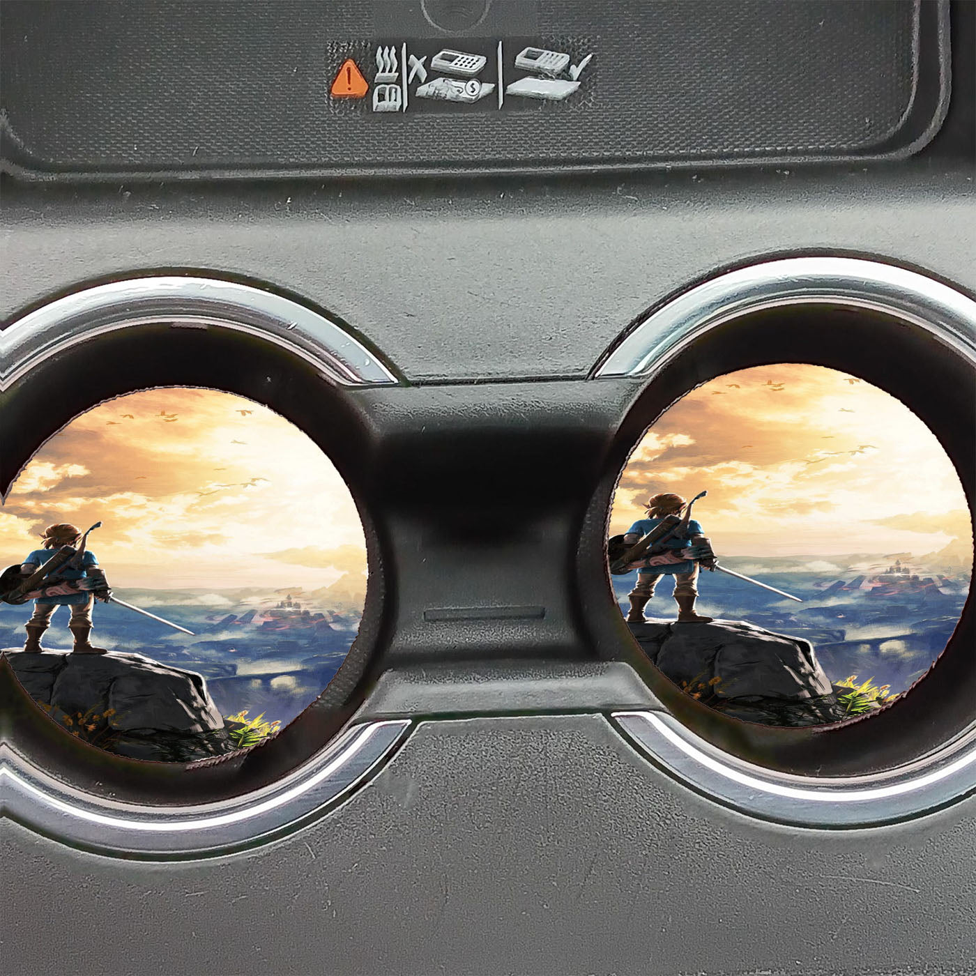 Legend Of Zelda Breath Of The Wild 2 Car Coasters