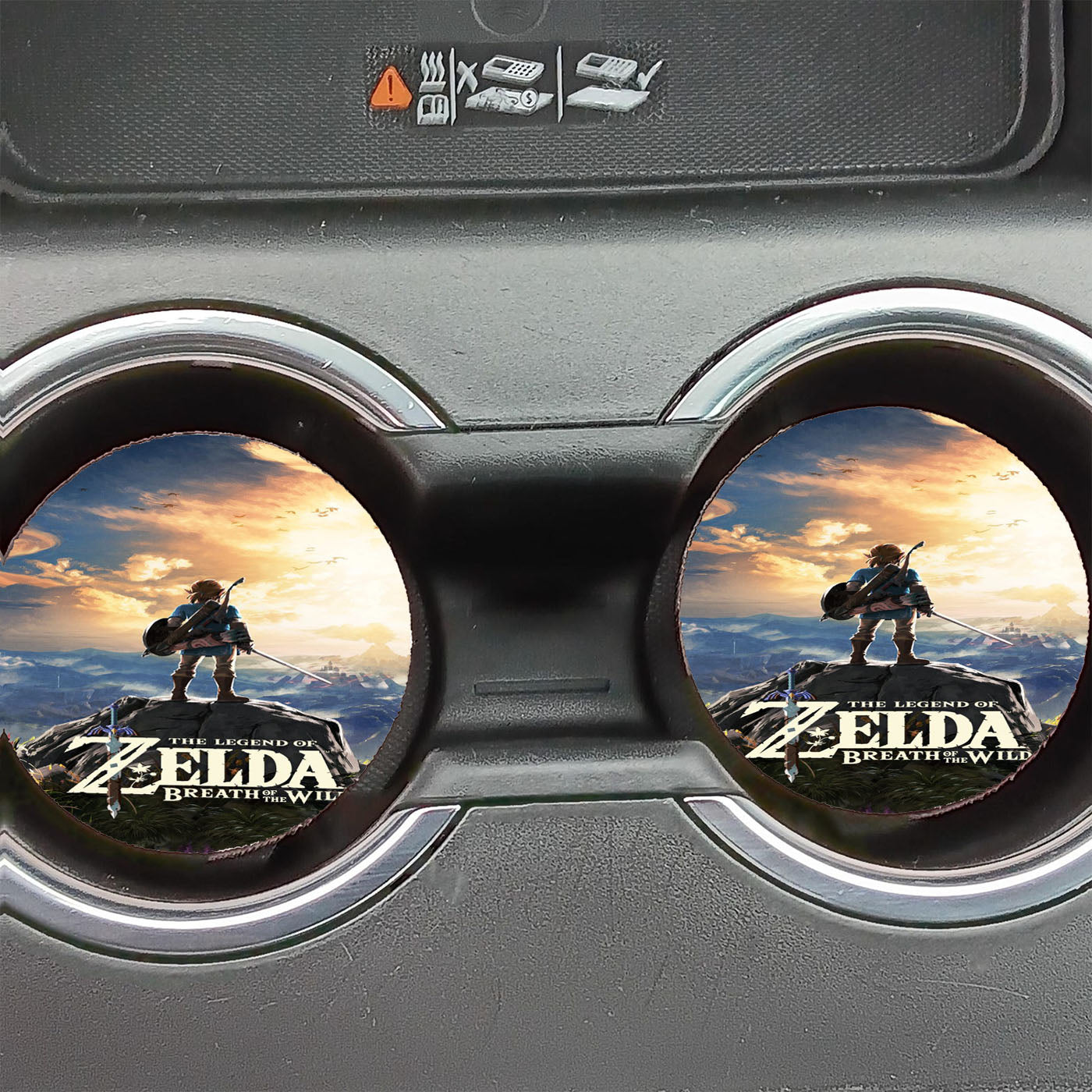 Legend Of Zelda Breath Of The Wild 4 Car Coasters