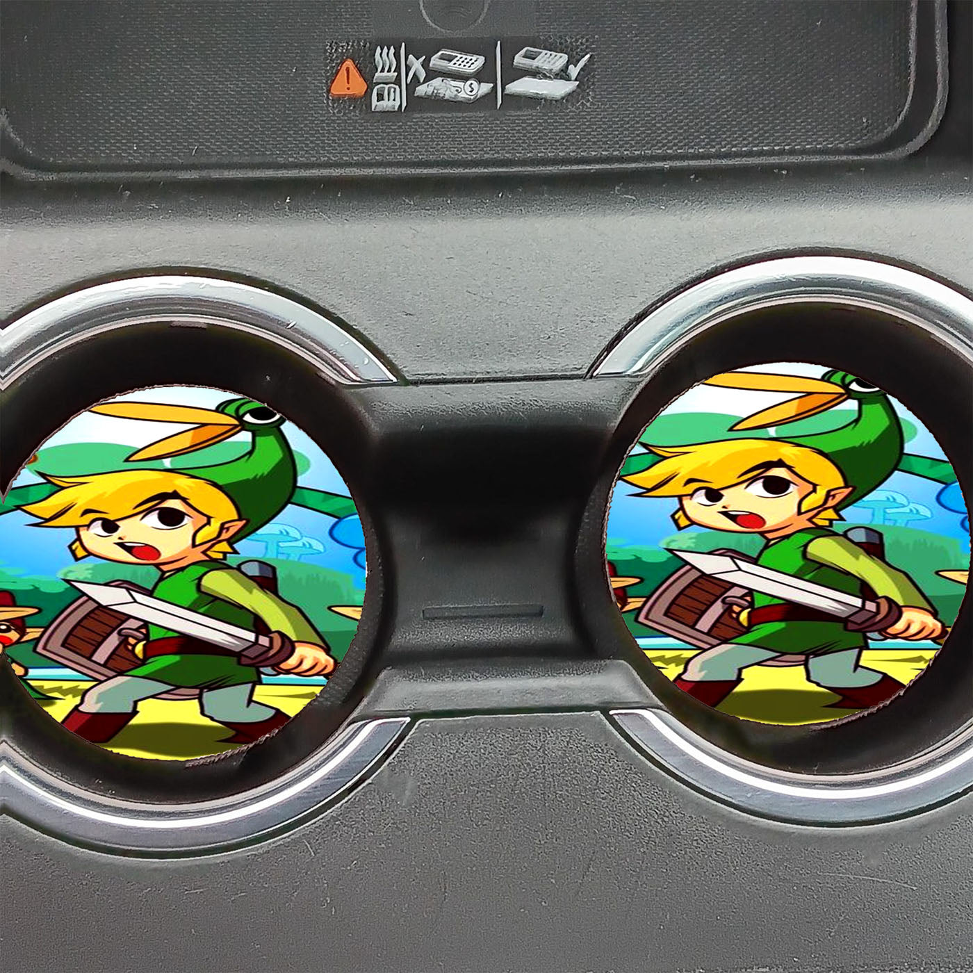 Legend Of Zelda Gn Car Coasters