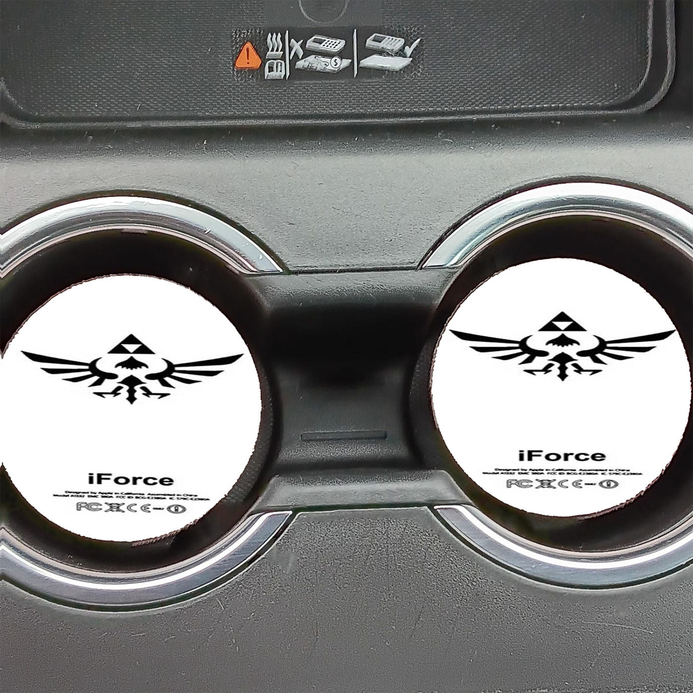 Legend Of Zelda Iforce Bw Car Coasters