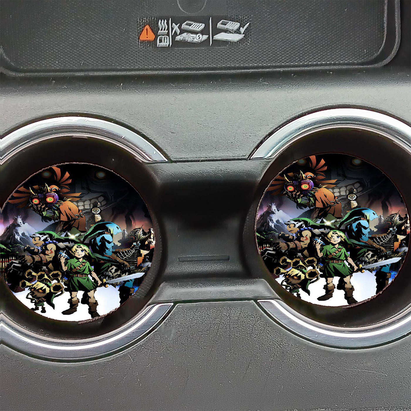 Legend Of Zelda Majora Mask Car Coasters