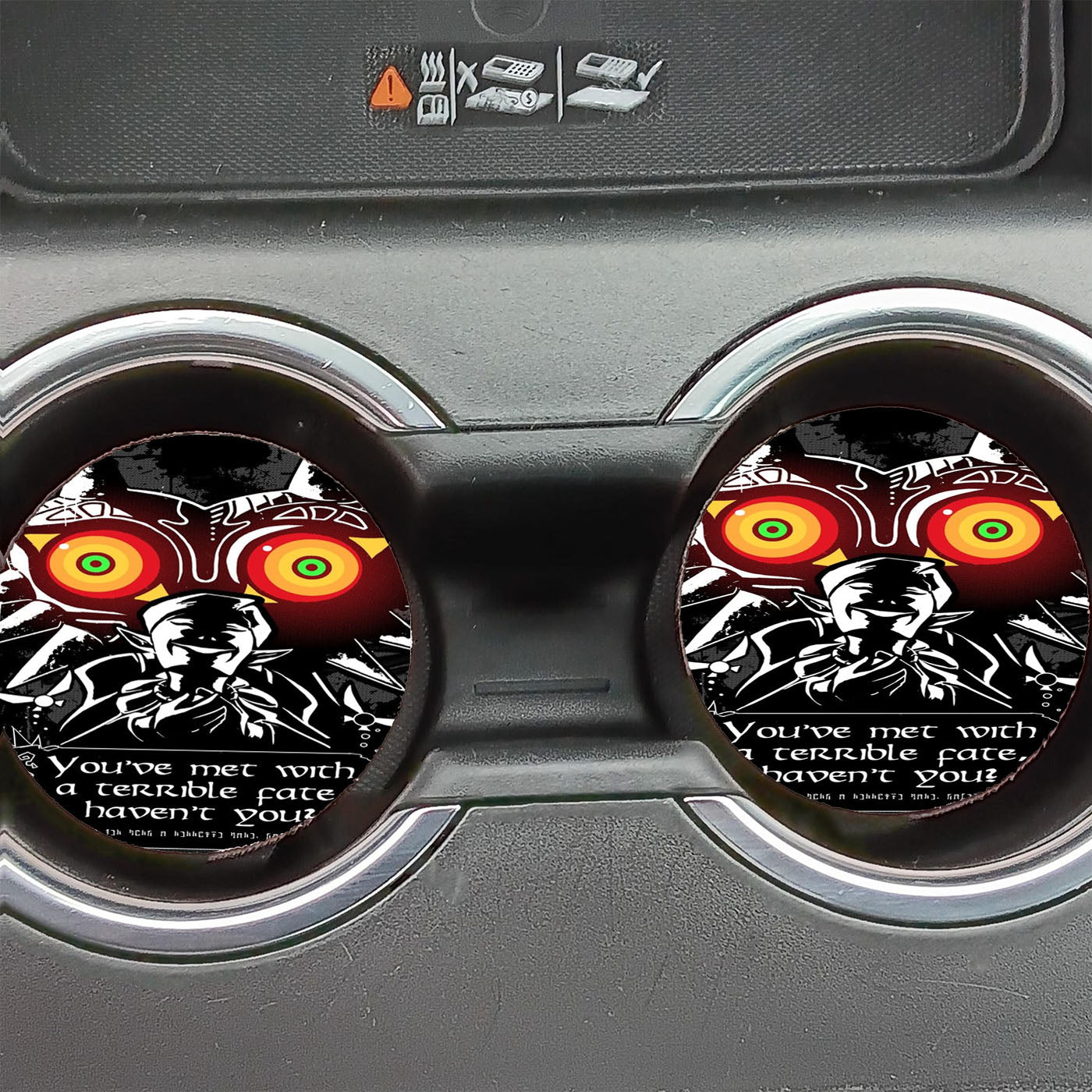 Legend Of Zelda Majoras Mask Quote Car Coasters