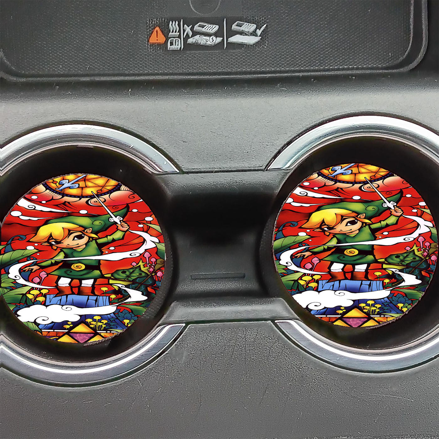 Legend Of Zelda Poster Car Coasters