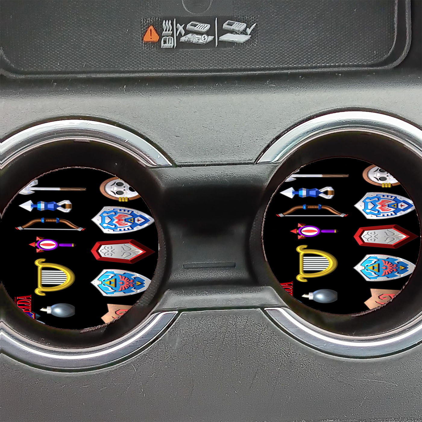 Legend Of Zelda Tools Car Coasters