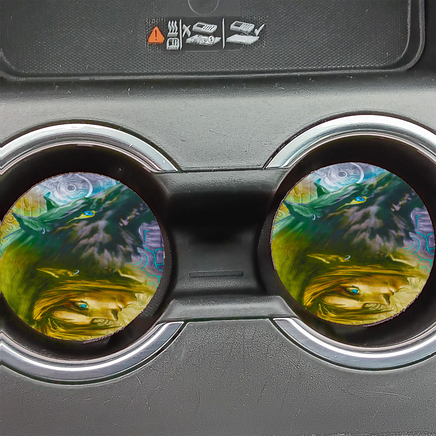 Legend Of Zelda Wolf Car Coasters