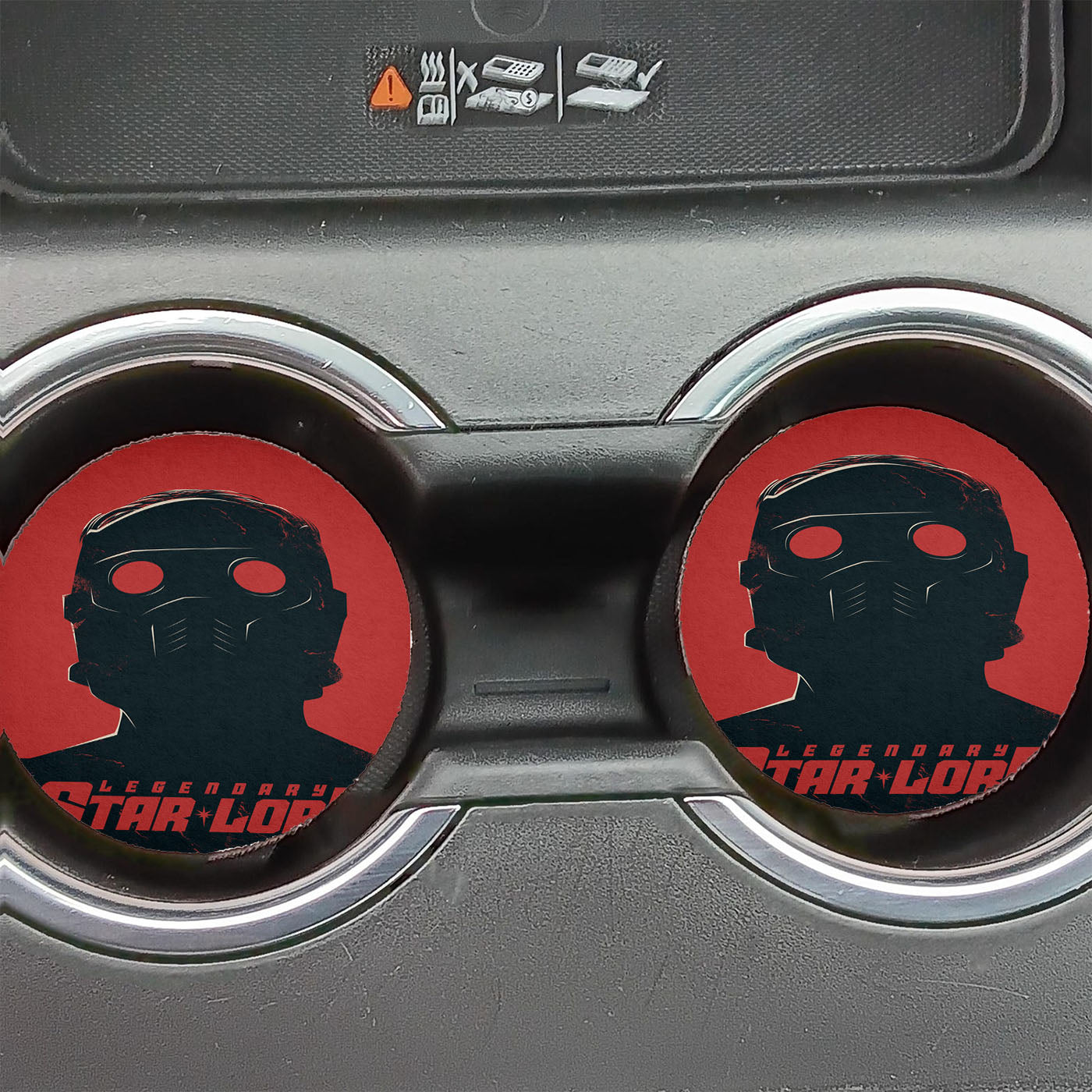 Legendary Starlord Guardians Of The Galaxy Wallpaper Car Coasters