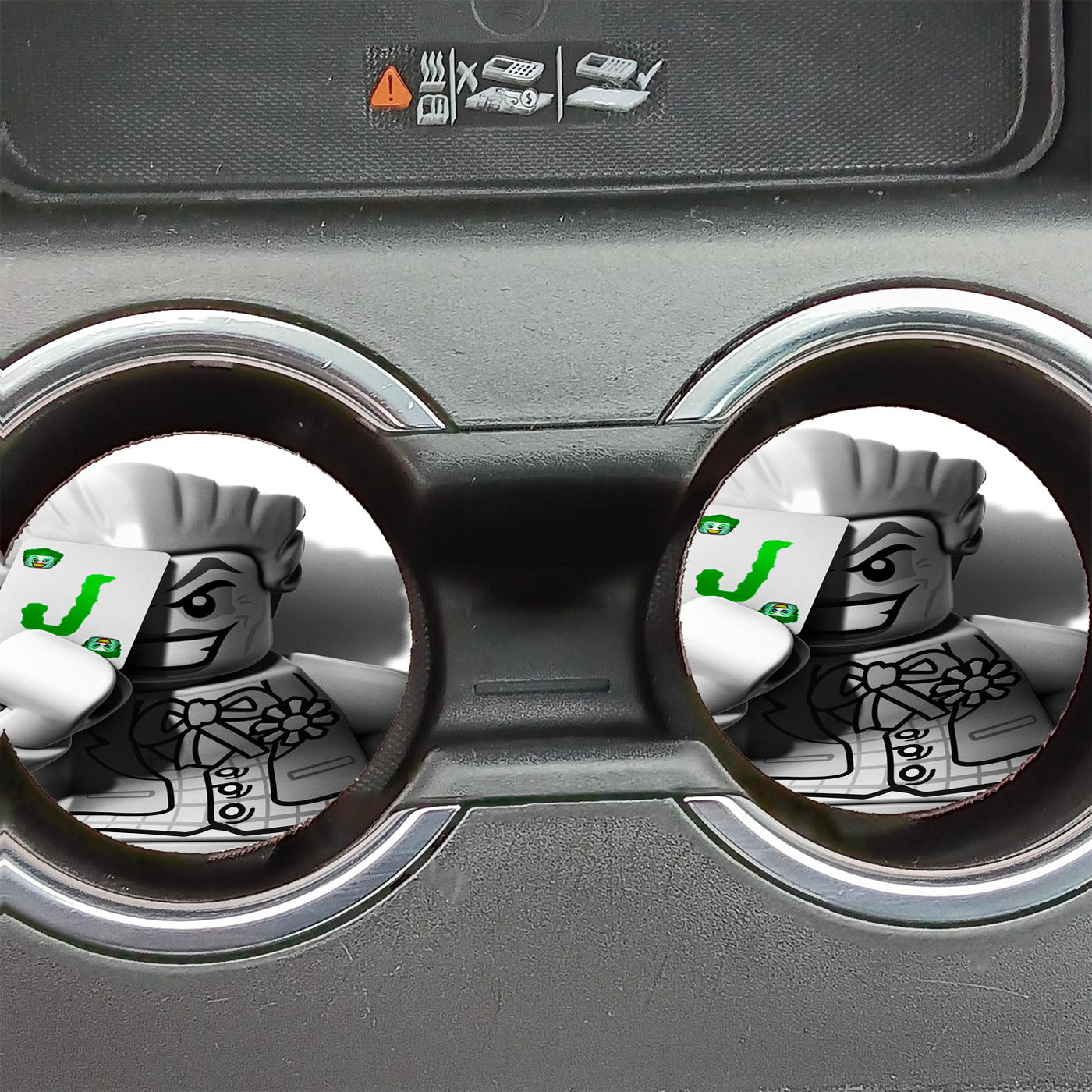 Lego Joker Car Coasters