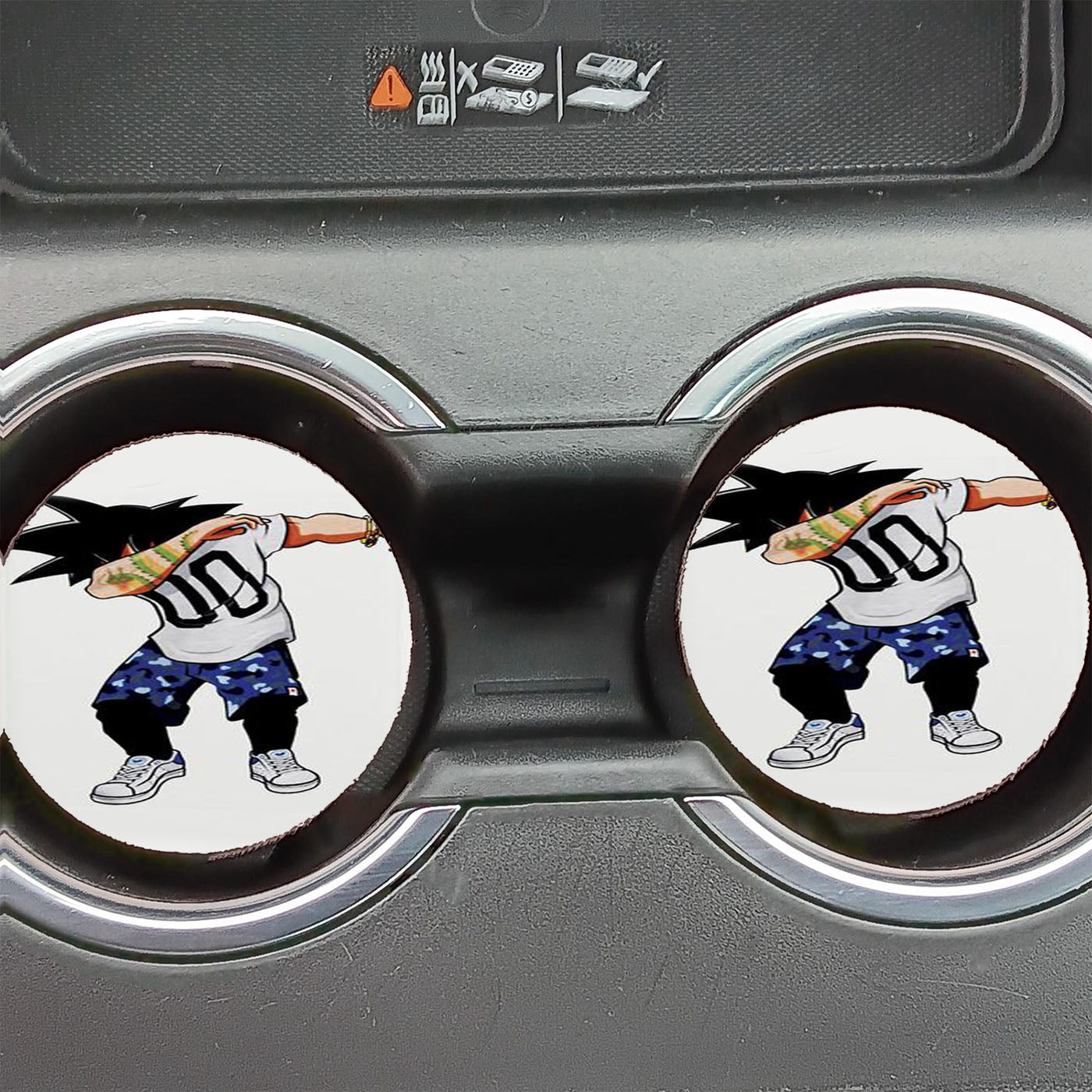 Let'S Dance Goku Dbz Car Coasters