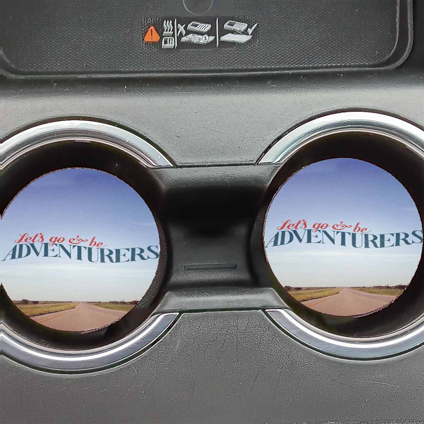 Lets Go Adventurers Car Coasters