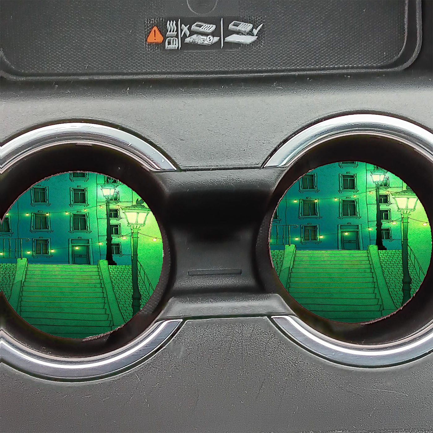 Lighting Green Disney Car Coasters