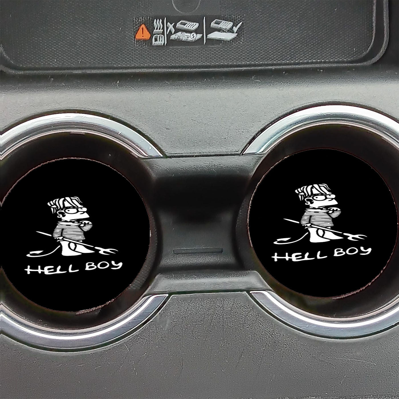 Lil Peep Hell Boy Bart Car Coasters