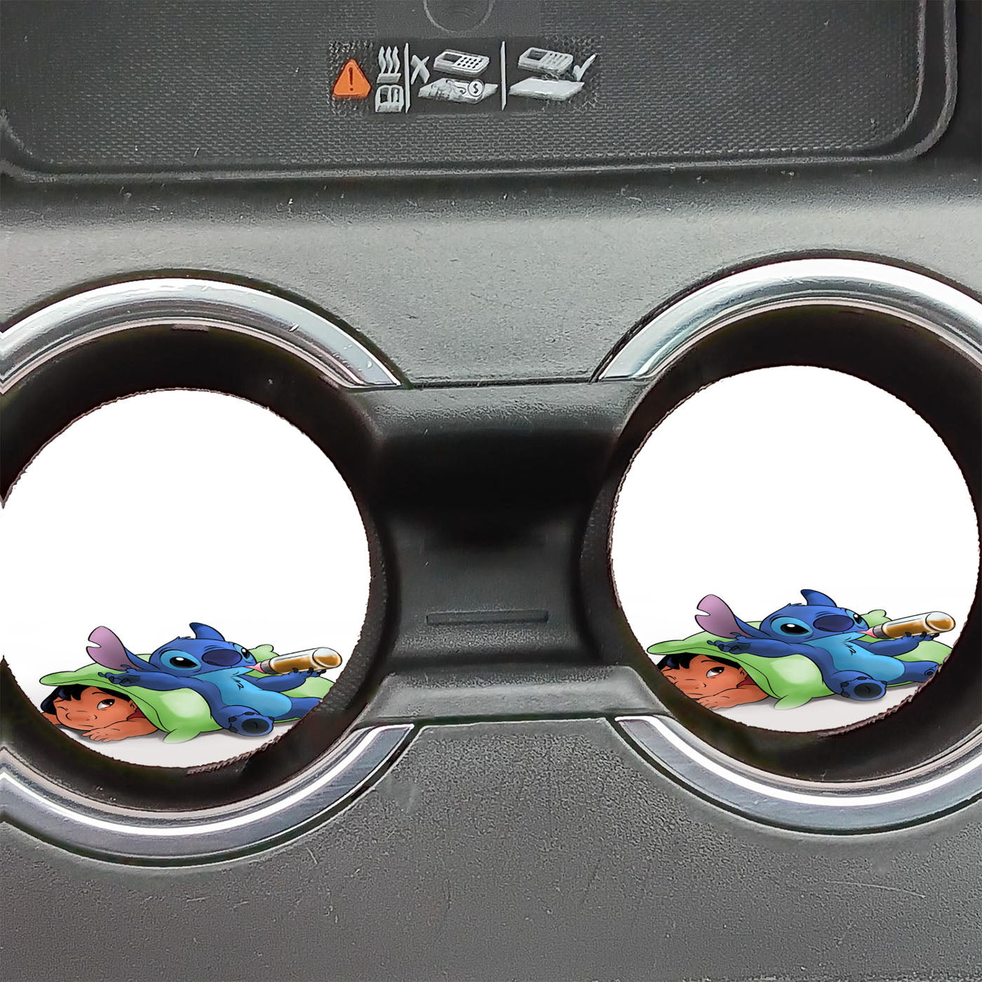 Lilo And Stich Disney Funny Car Coasters