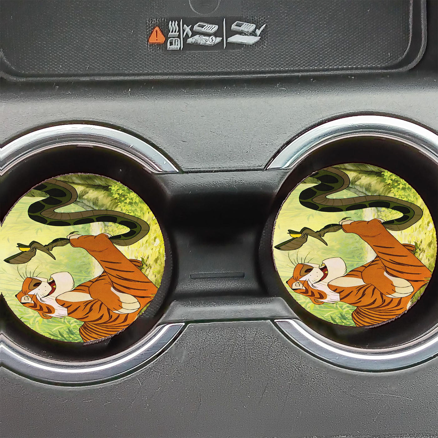 Lion And Snake Jungle Disney Car Coasters