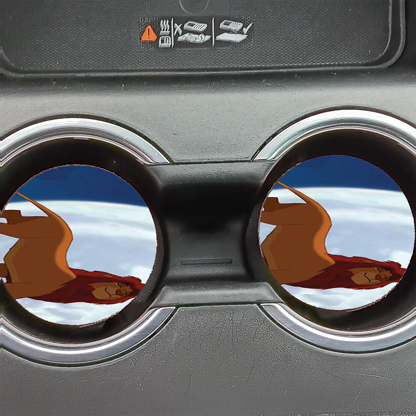 Lion King Mufasa Moon Car Coasters