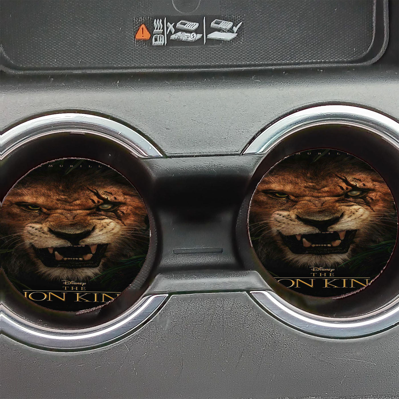 Lion King Remake Car Coasters