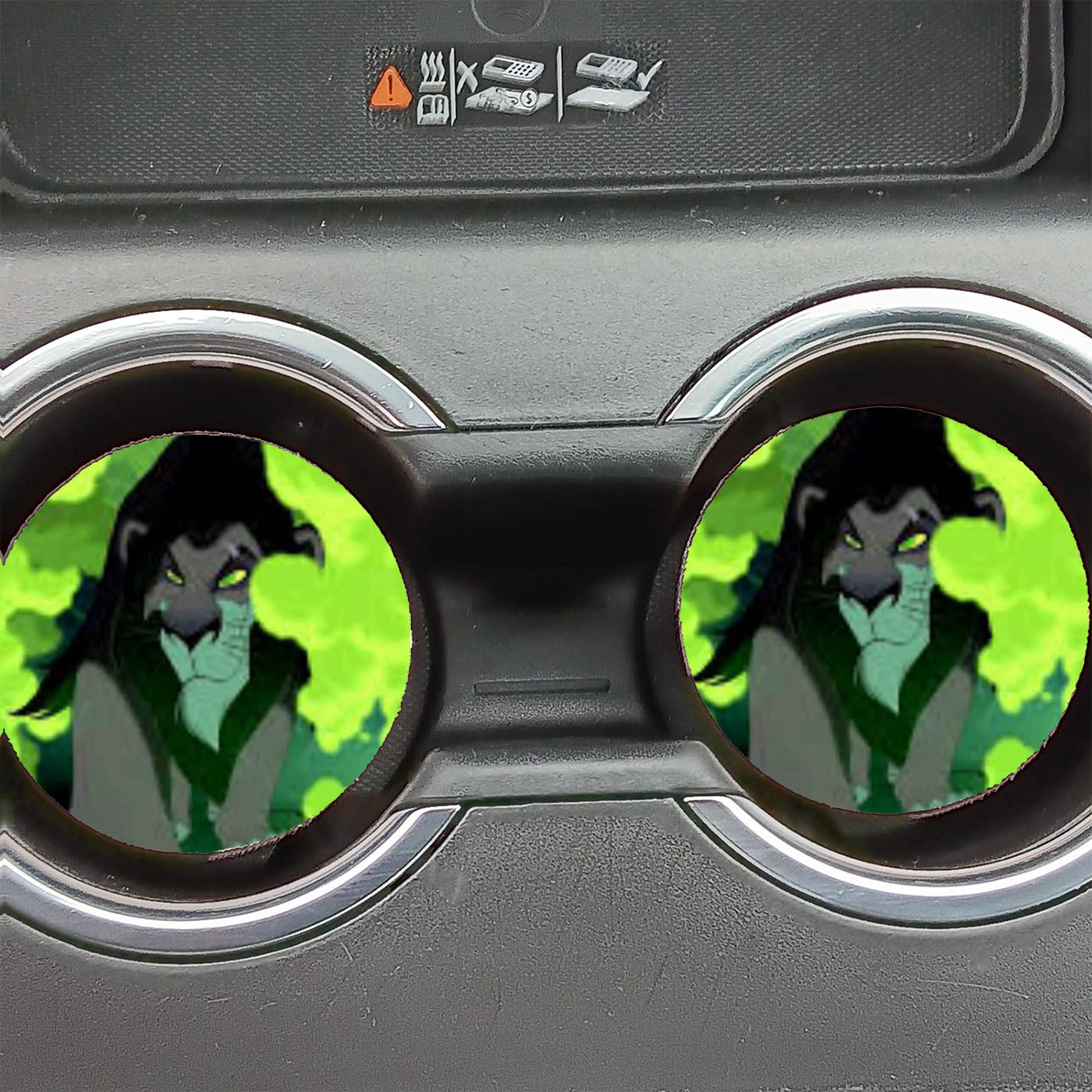 Lion King Scar Mufasa Disney Car Coasters