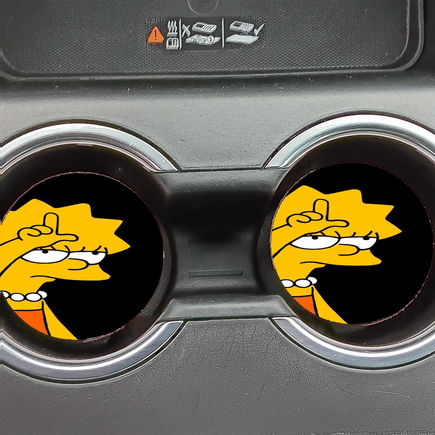 Lisa The Simpsons Car Coasters