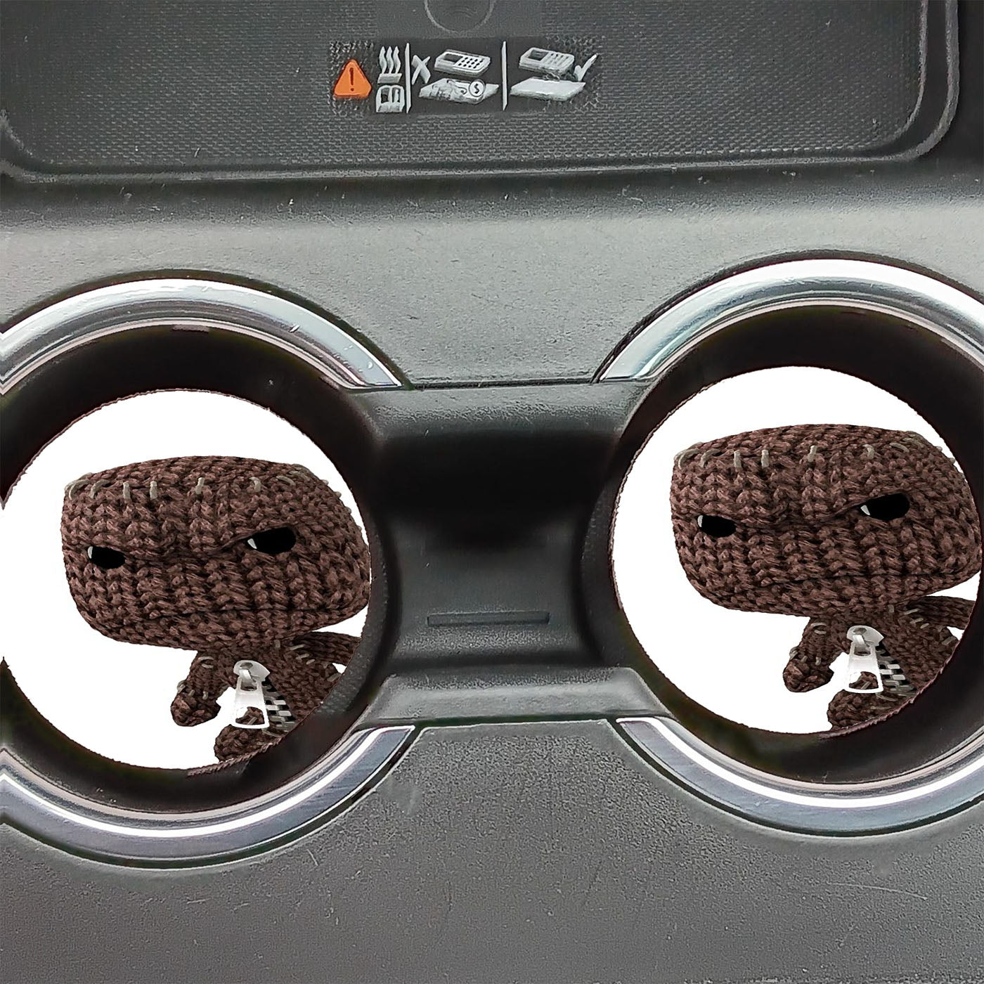 Little Big Planet Angry Sackboy Car Coasters