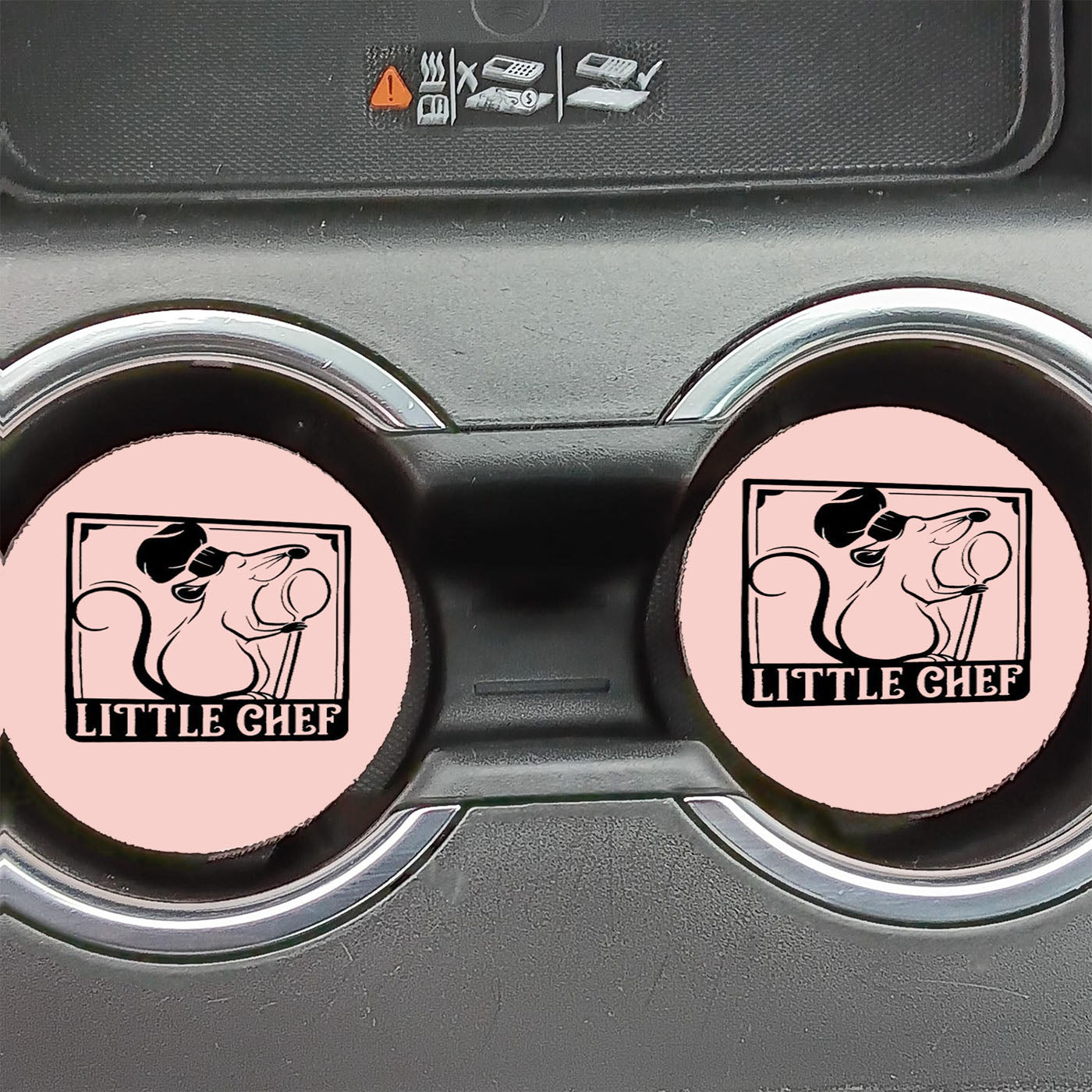 Little Chef Disney'S Ratatouille Pink Car Coasters