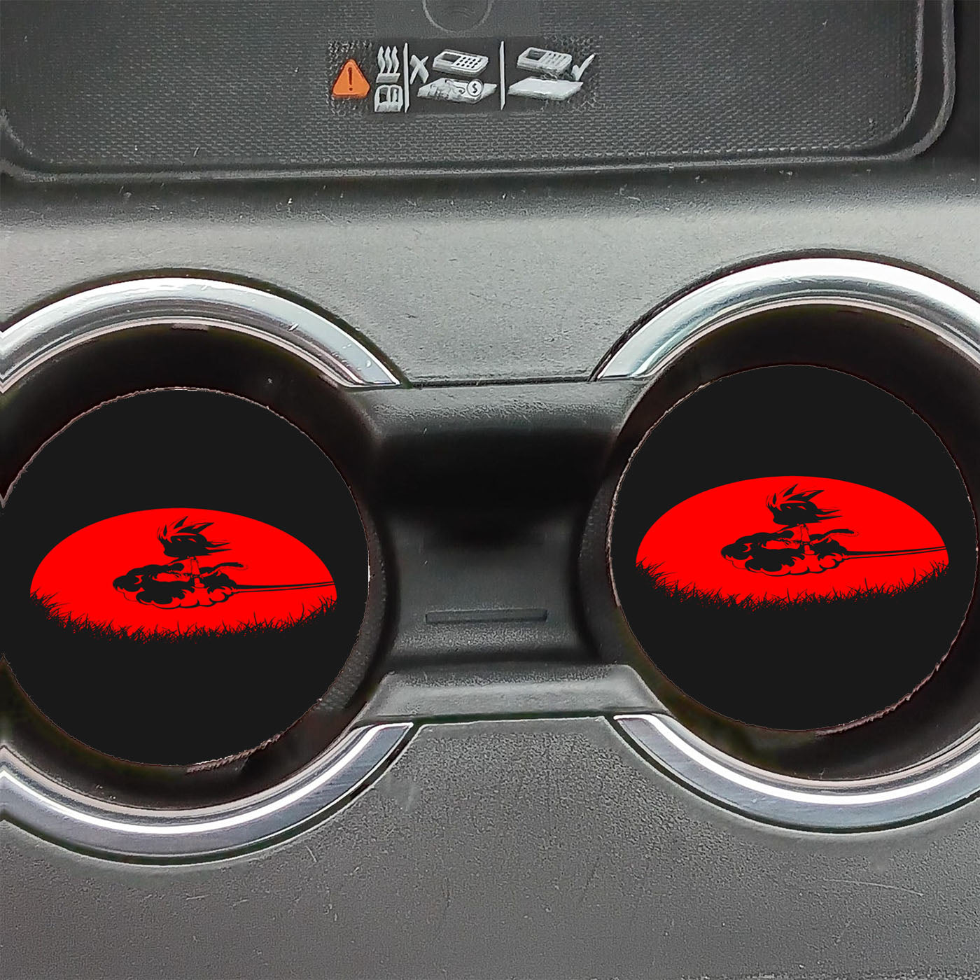 Little Goku And Cloud Car Coasters