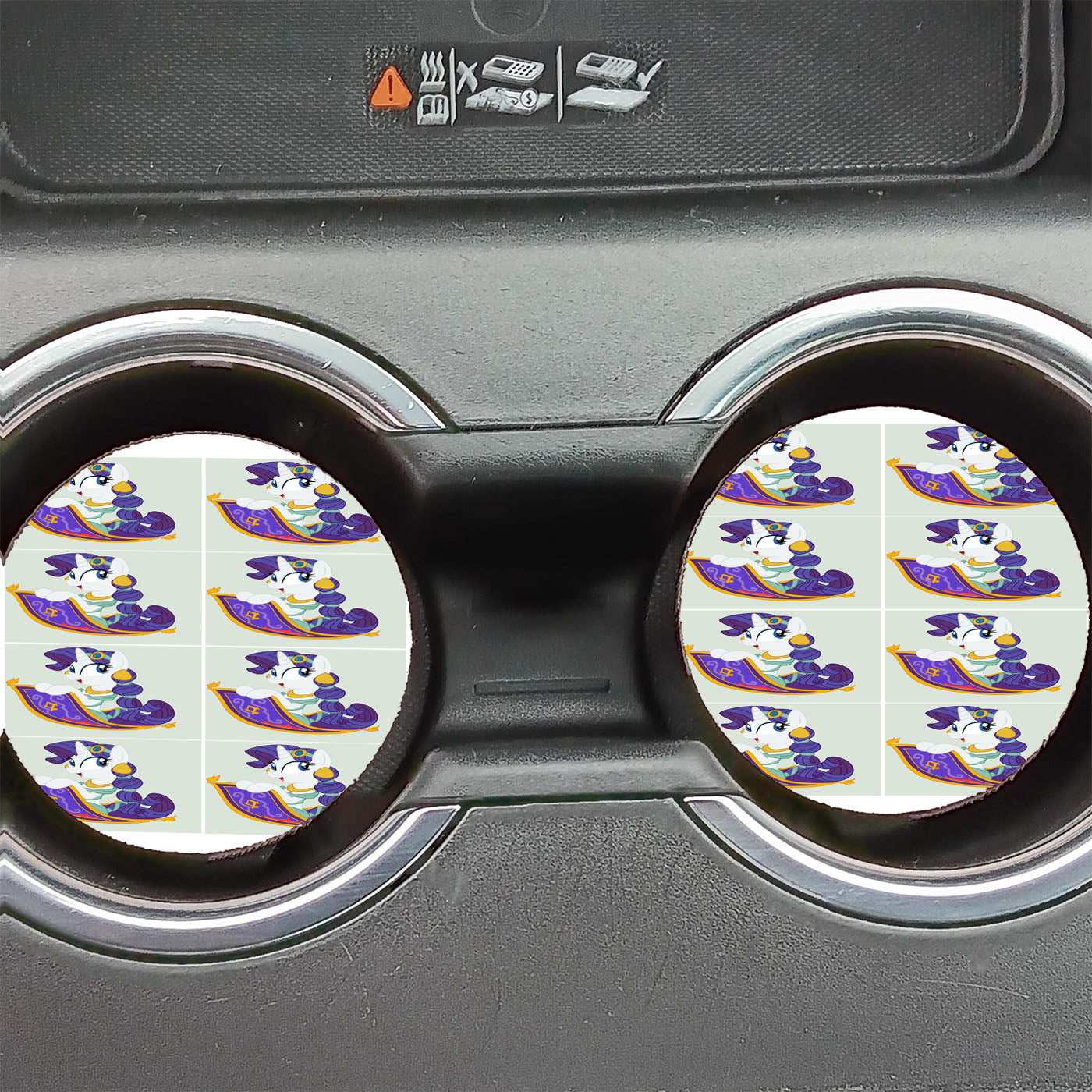 Little Ponny Aladdin Jasmine Style Car Coasters