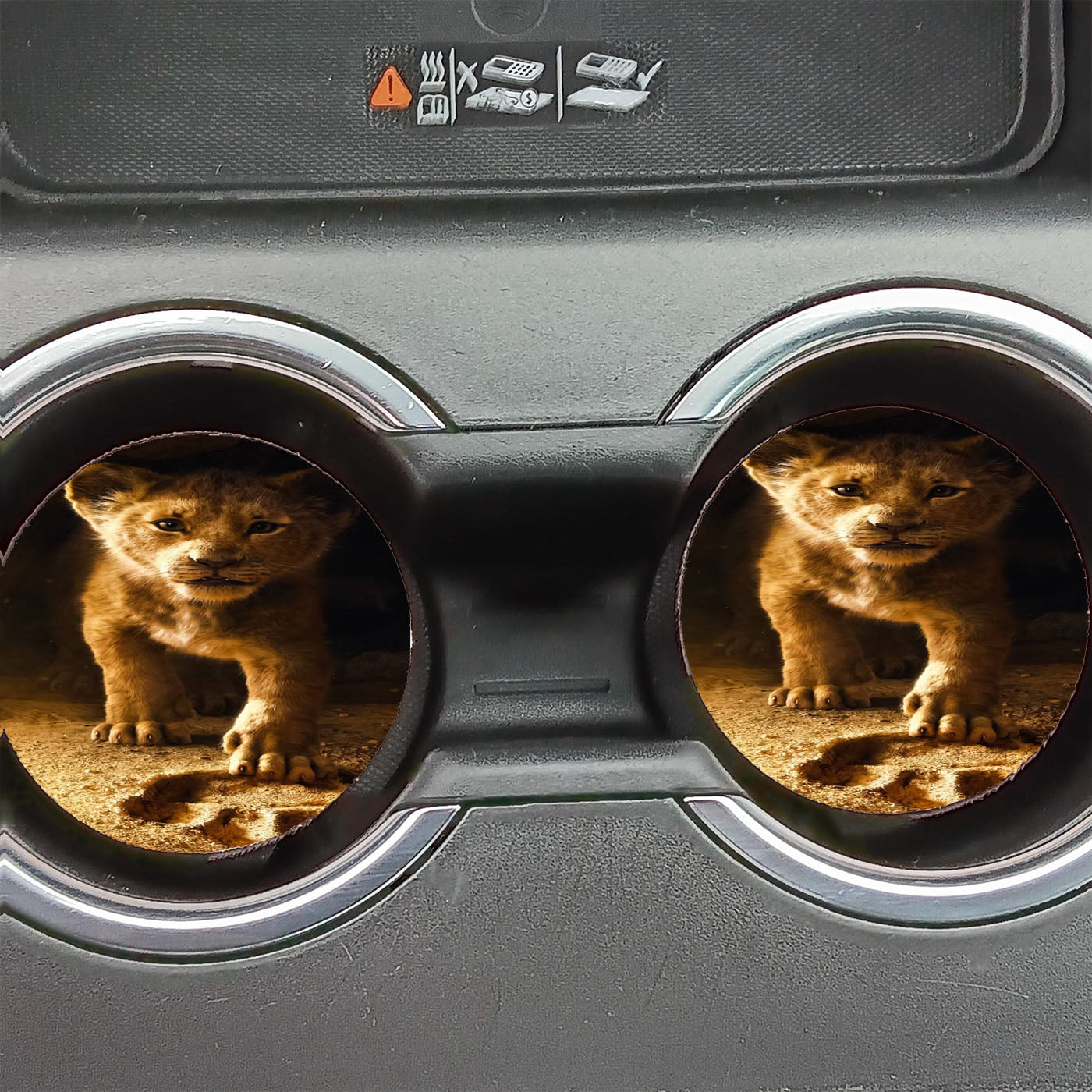 Little Simba The Lion King Car Coasters