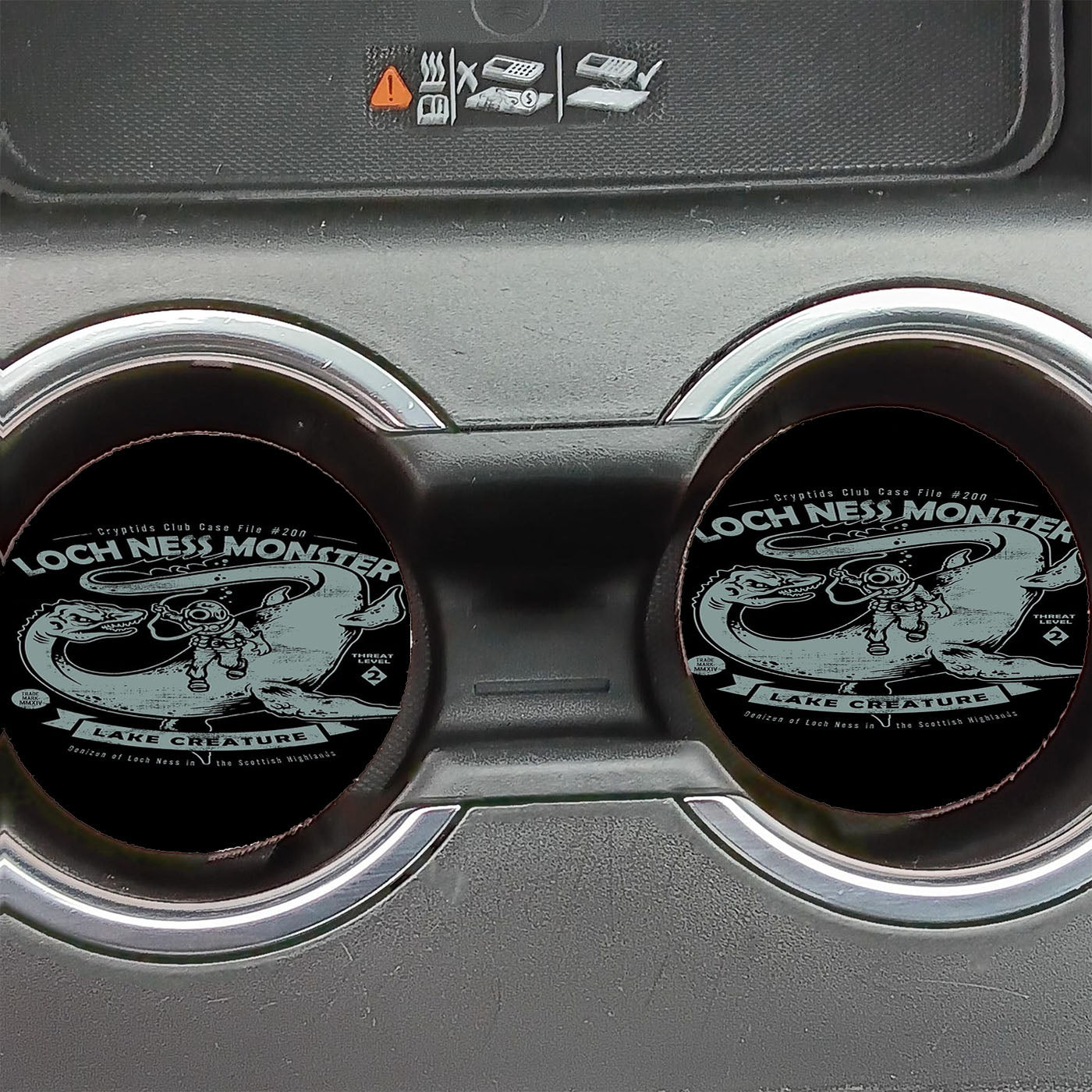 Lochness Monster - Cryptids Club Car Coasters