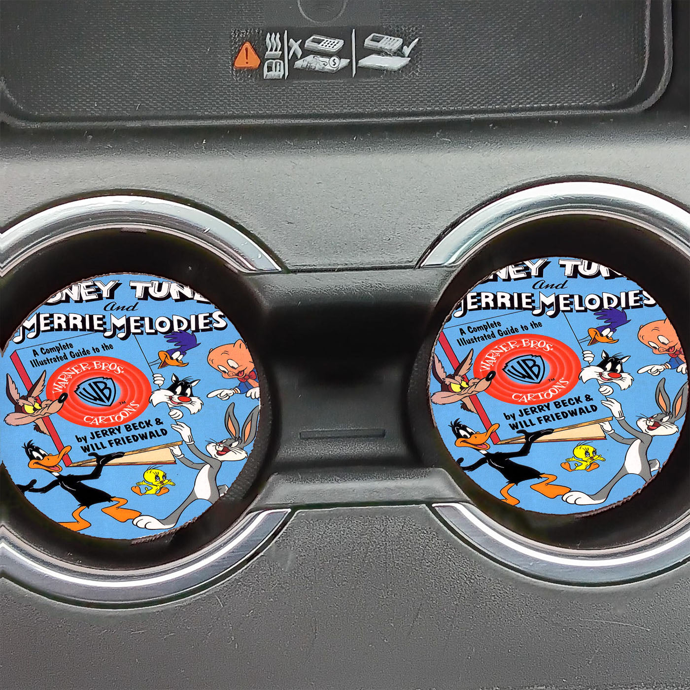 Looney Tunes And Merrie Melodies Poster Car Coasters