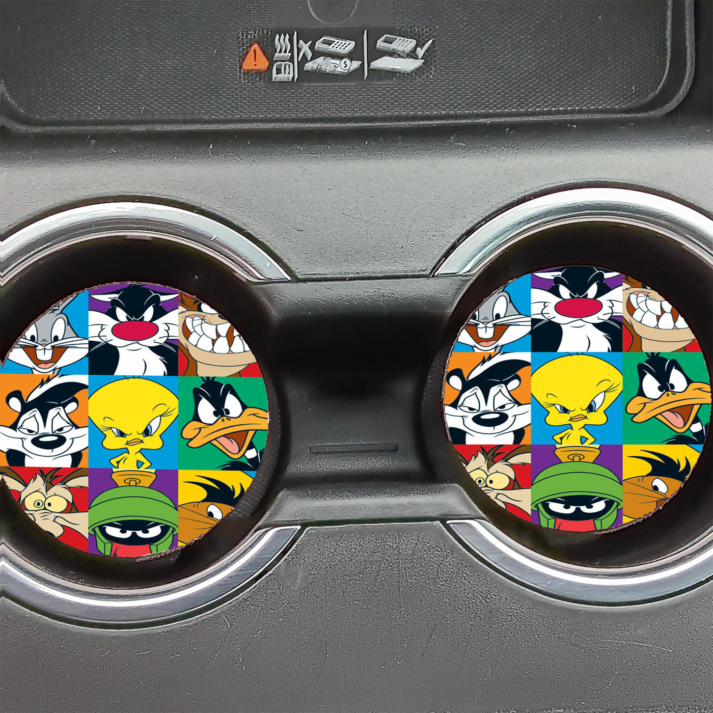 Looney Tunes Collages Characters Car Coasters