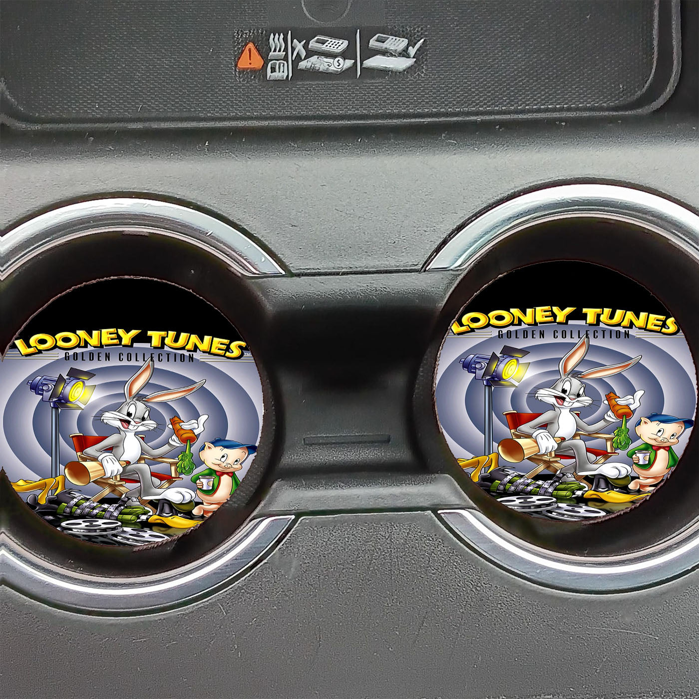 Looney Tunes Golden Collection Poster Car Coasters