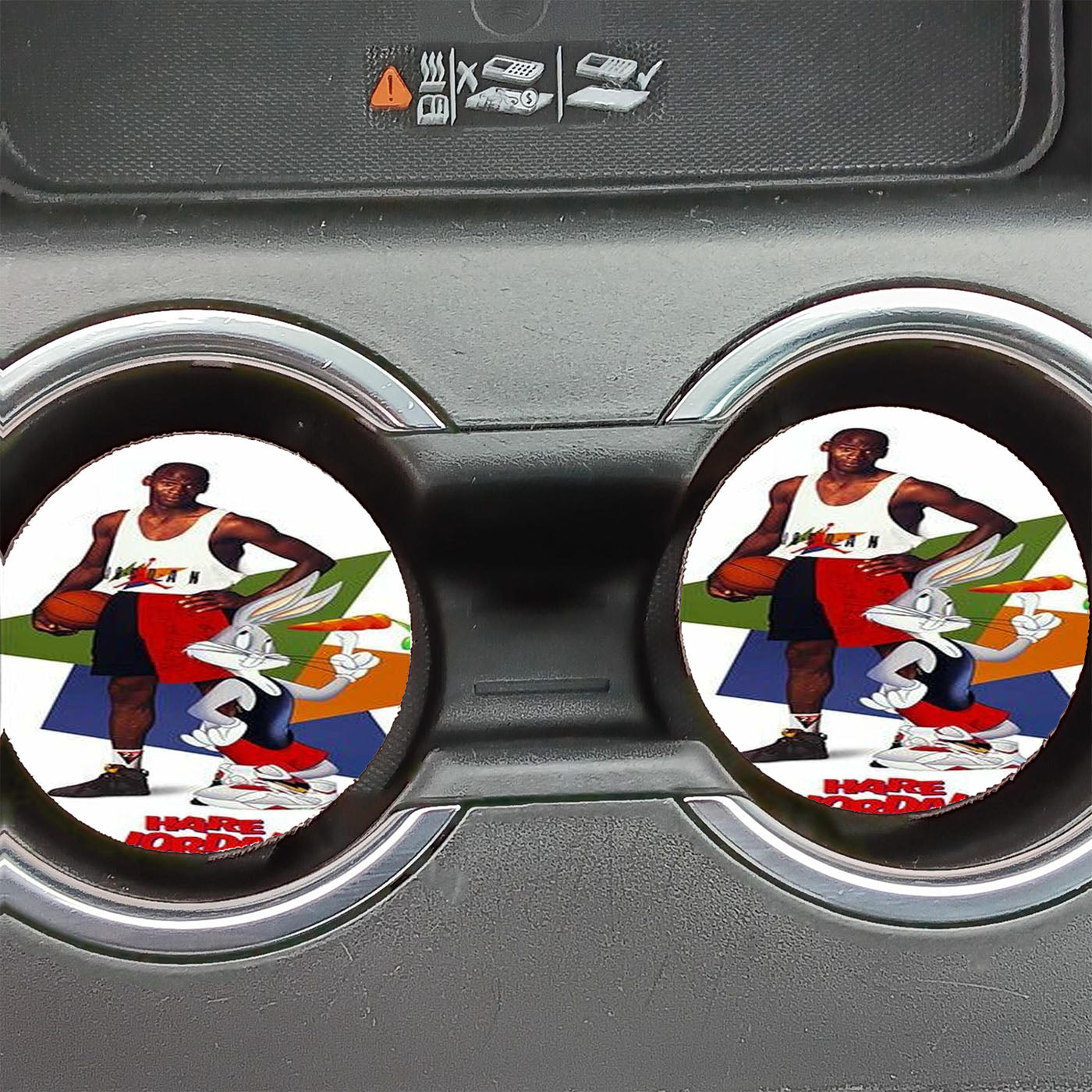 Looney Tunes Nike Michael Jordan Car Coasters