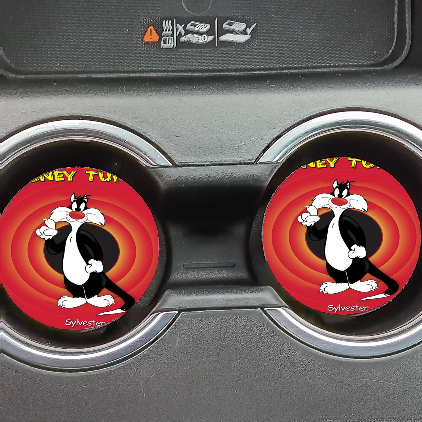 Looney Tunes Sylvester Car Coasters