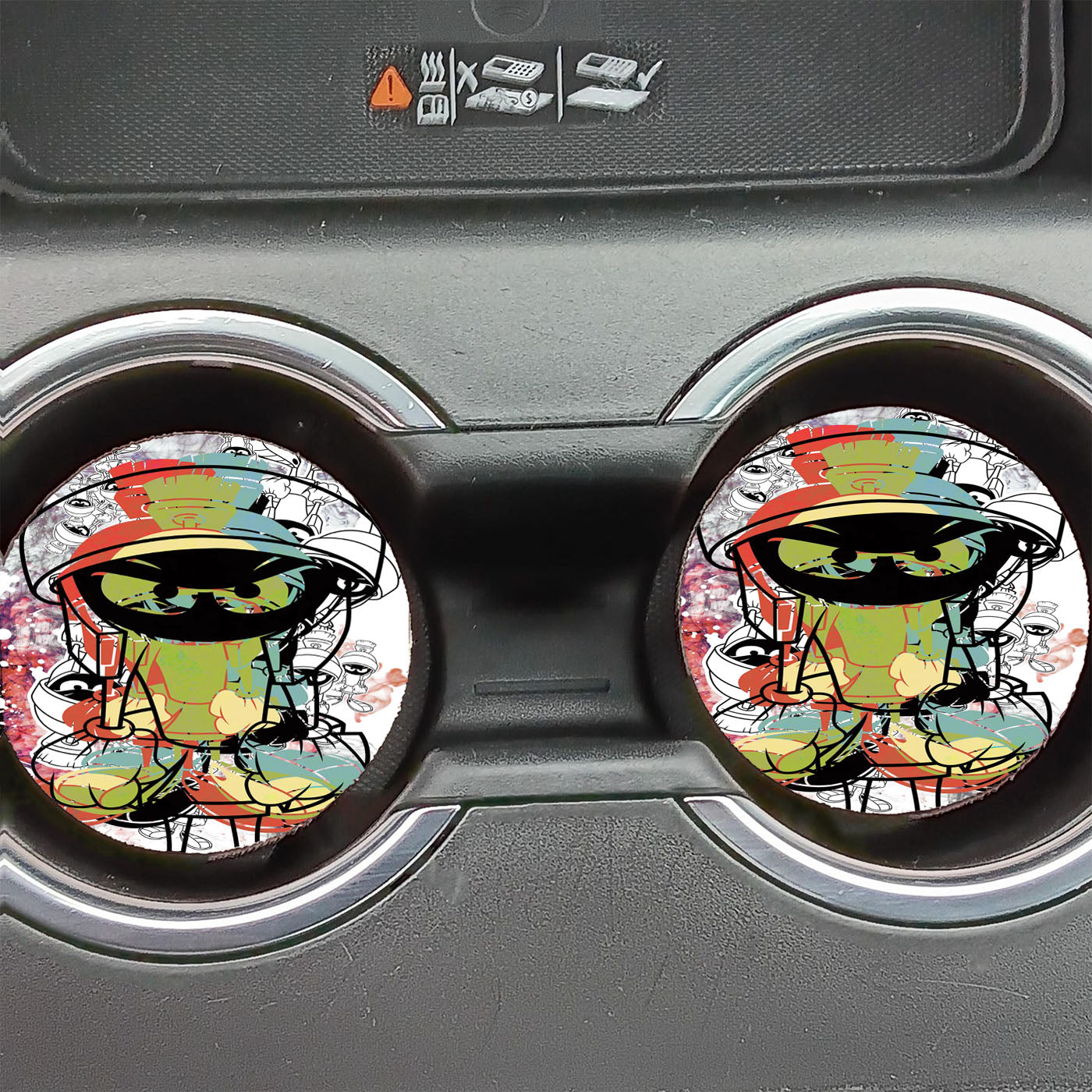 Lord Mischief Marvin Martian Car Coasters