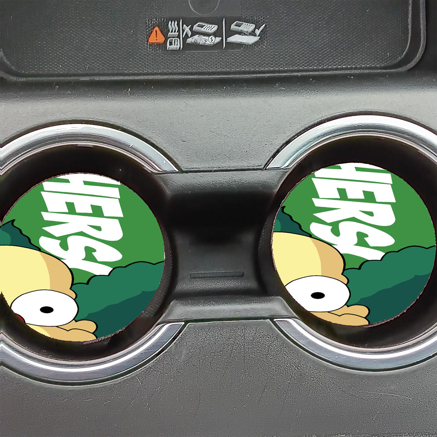 Lovely Green Pennywise The Simpsons Car Coasters