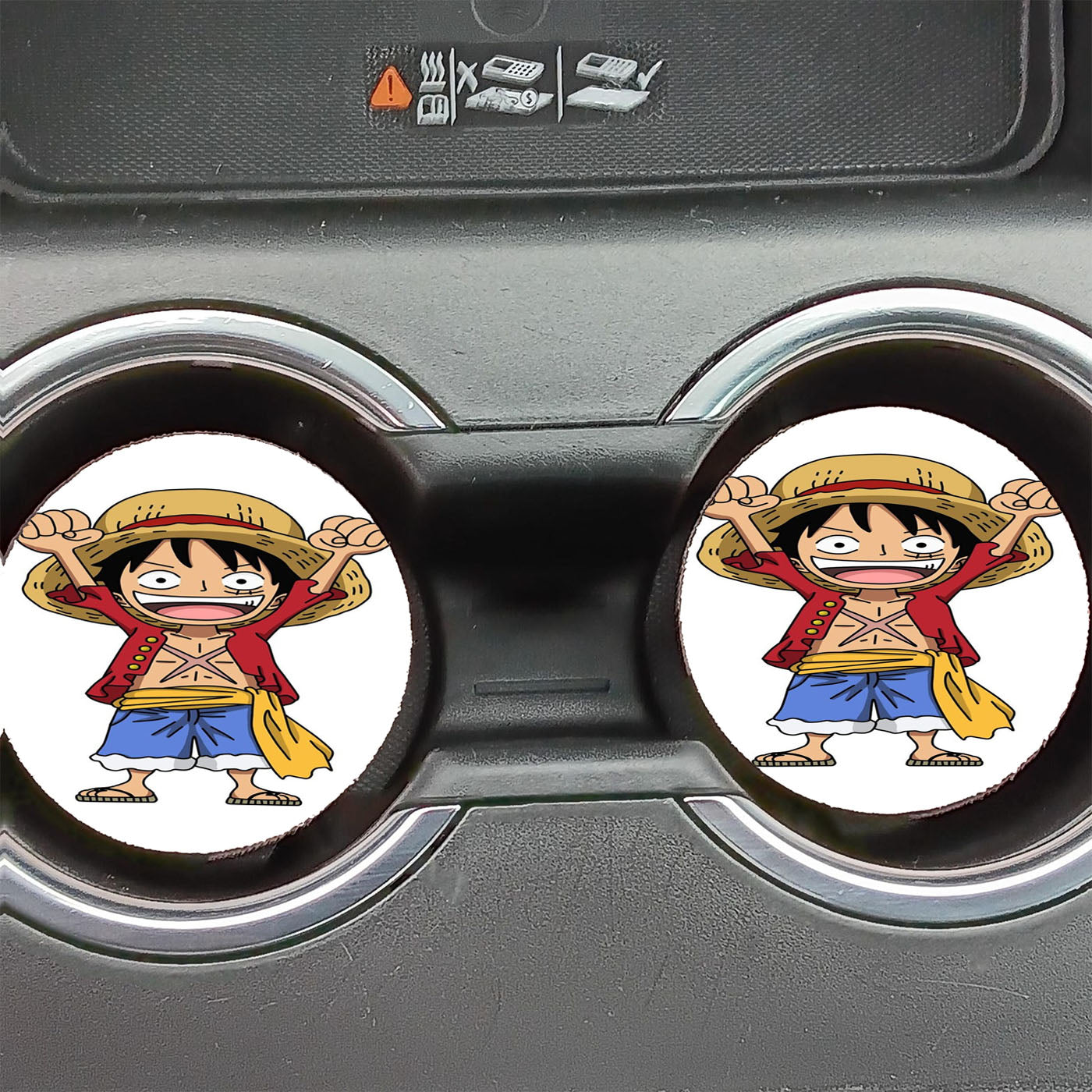 Luffy Car Coasters