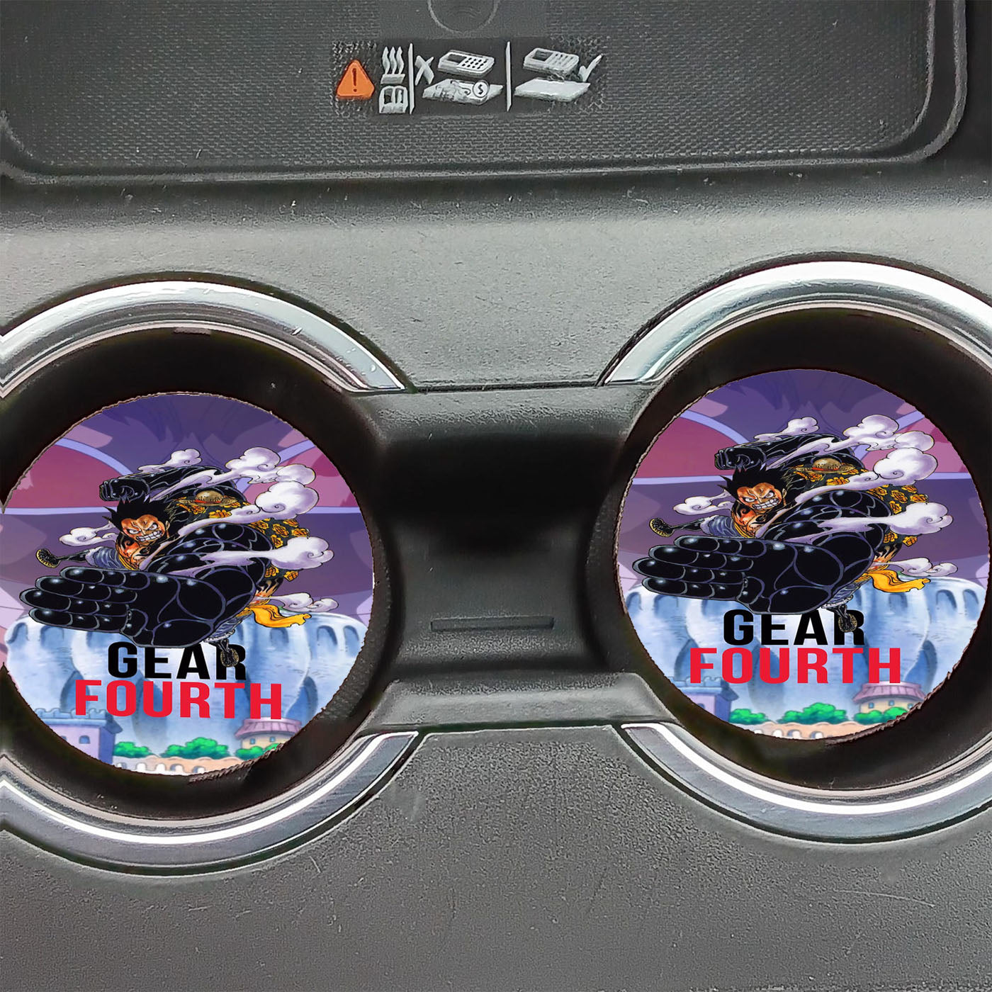 Luffy Gear Fourth Car Coasters